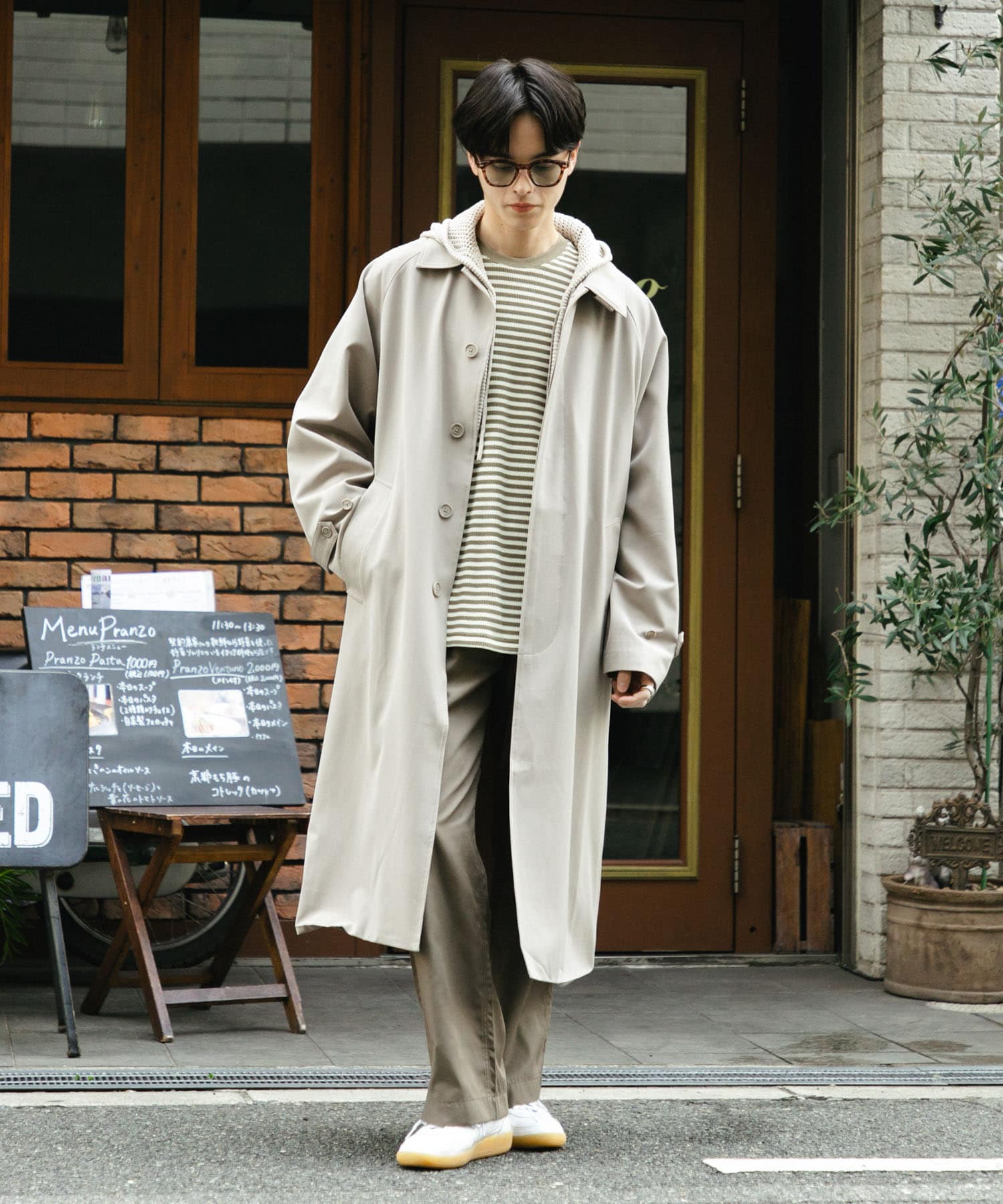 身長：173cm サイズ：L