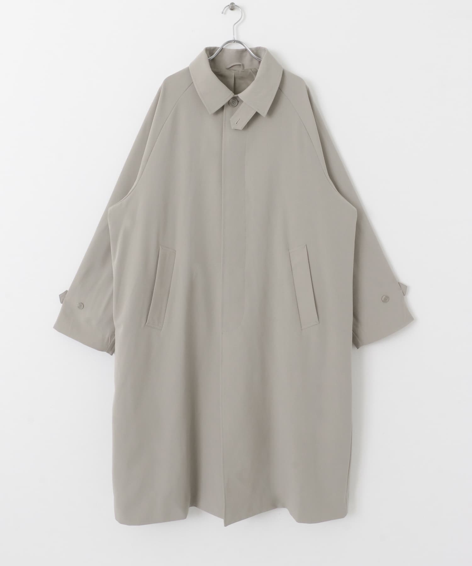 『ユニセックス』バルマカーンロングコート BEIGE M