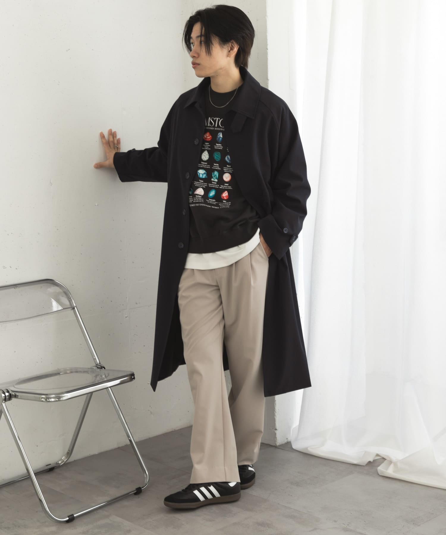 身長：176cm サイズ：L