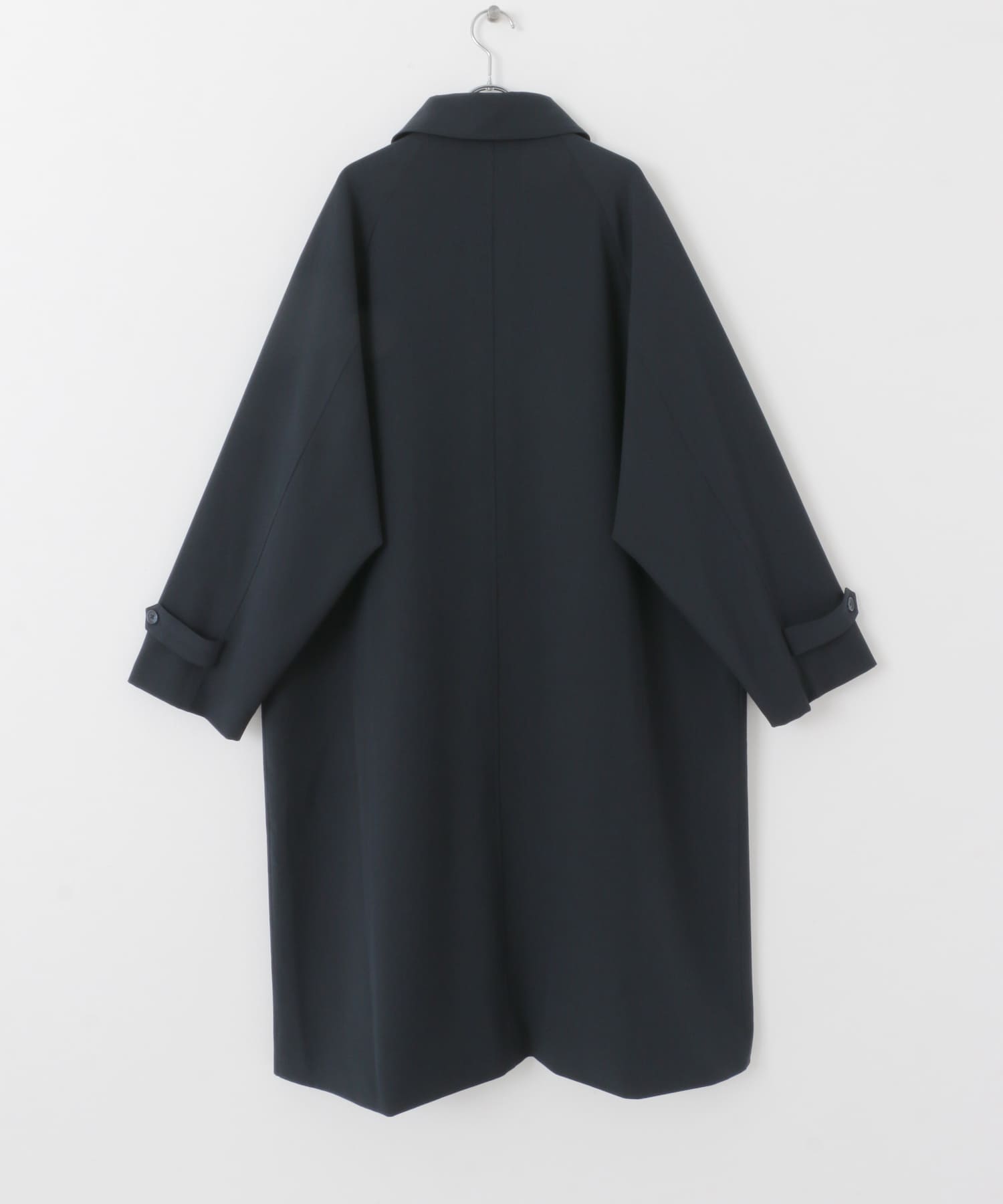 『ユニセックス』バルマカーンロングコート NAVY M