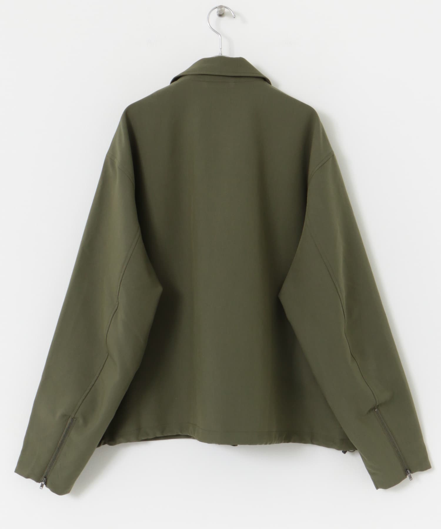 『セットアップ対応』ダブルポケットドローコードブルゾン KHAKI M