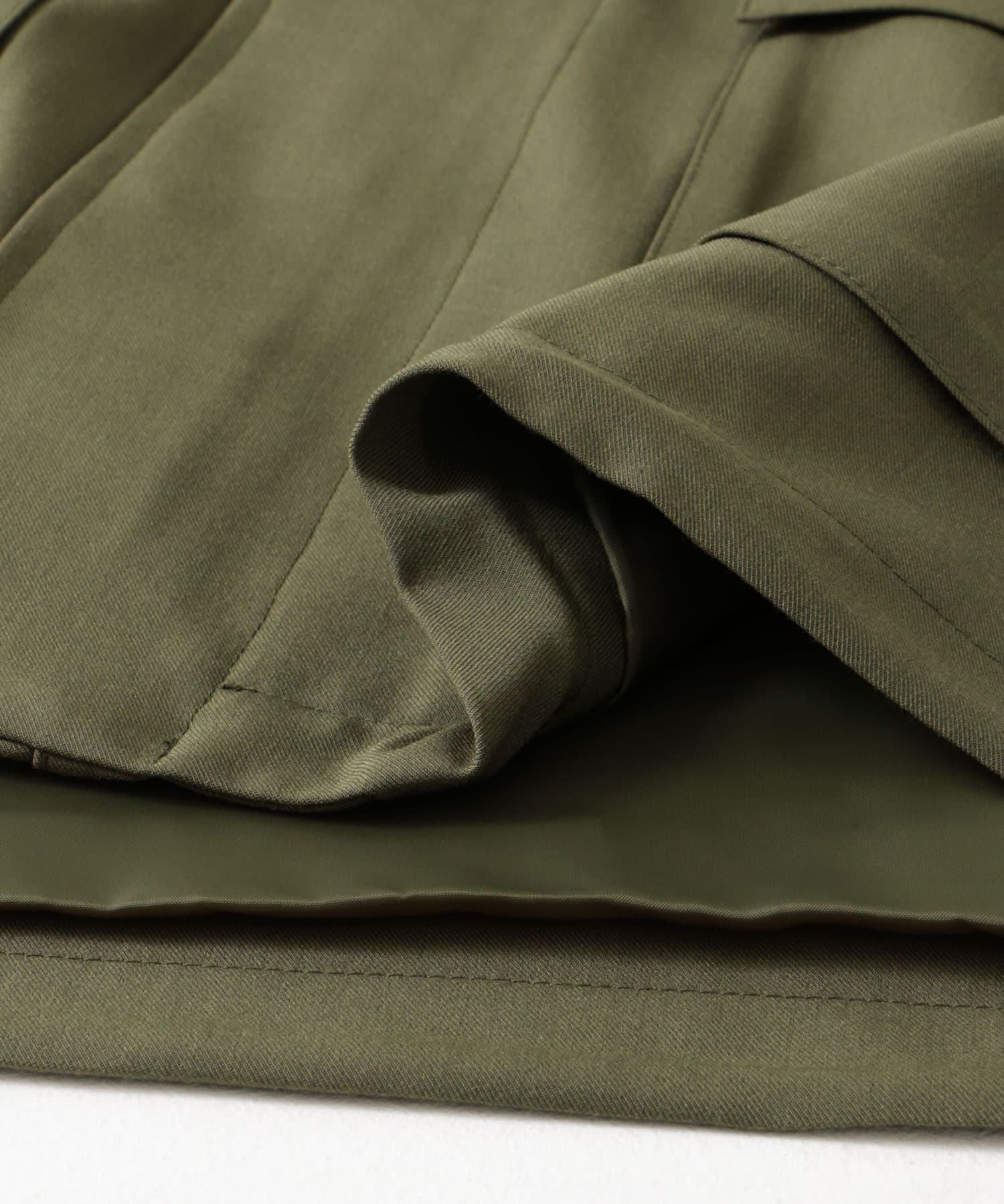 『セットアップ対応』ダブルポケットドローコードブルゾン KHAKI M