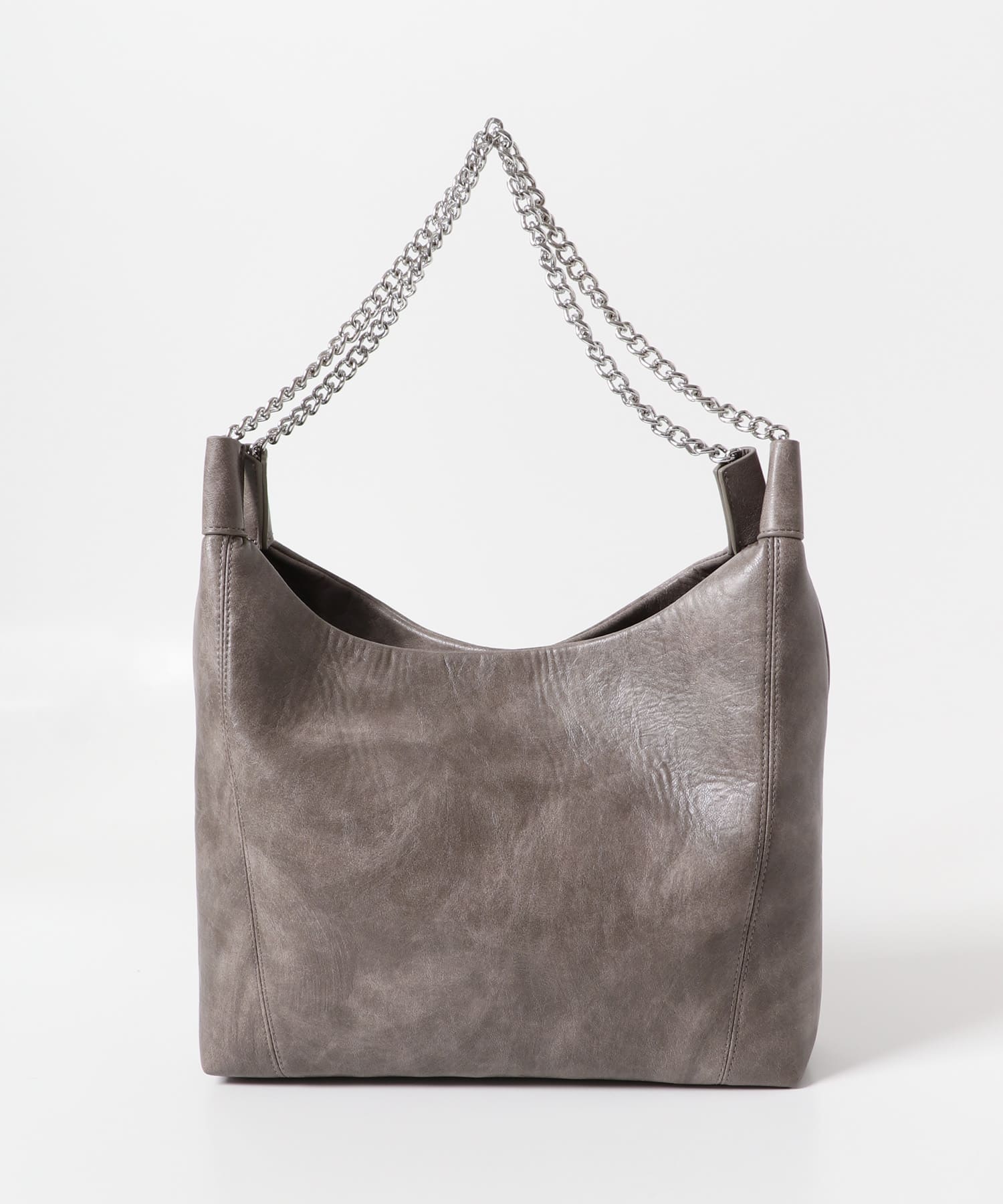 FLチェーンハンドルトートバッグ GRAY one