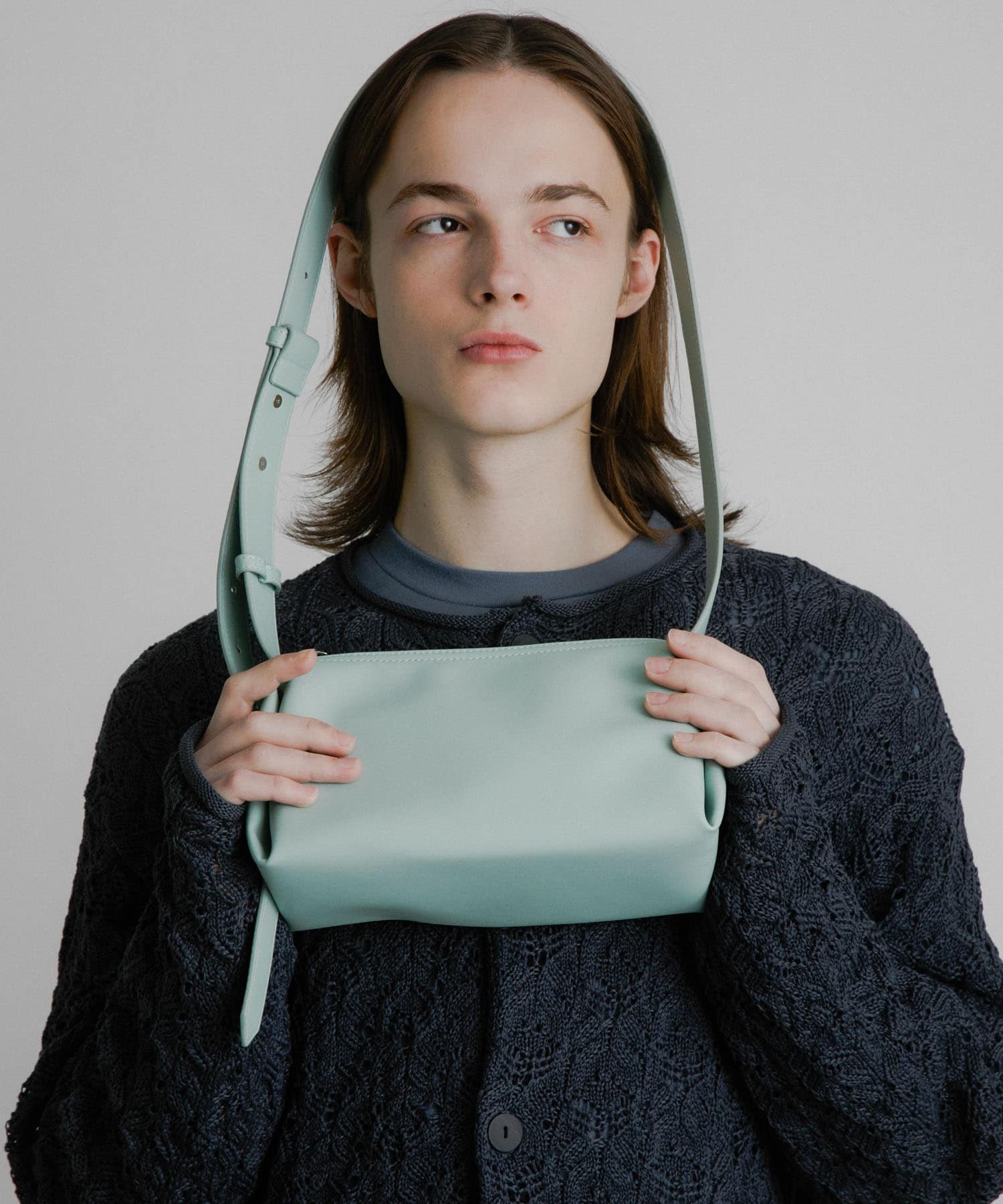 FLジップショルダーバッグ MINT one
