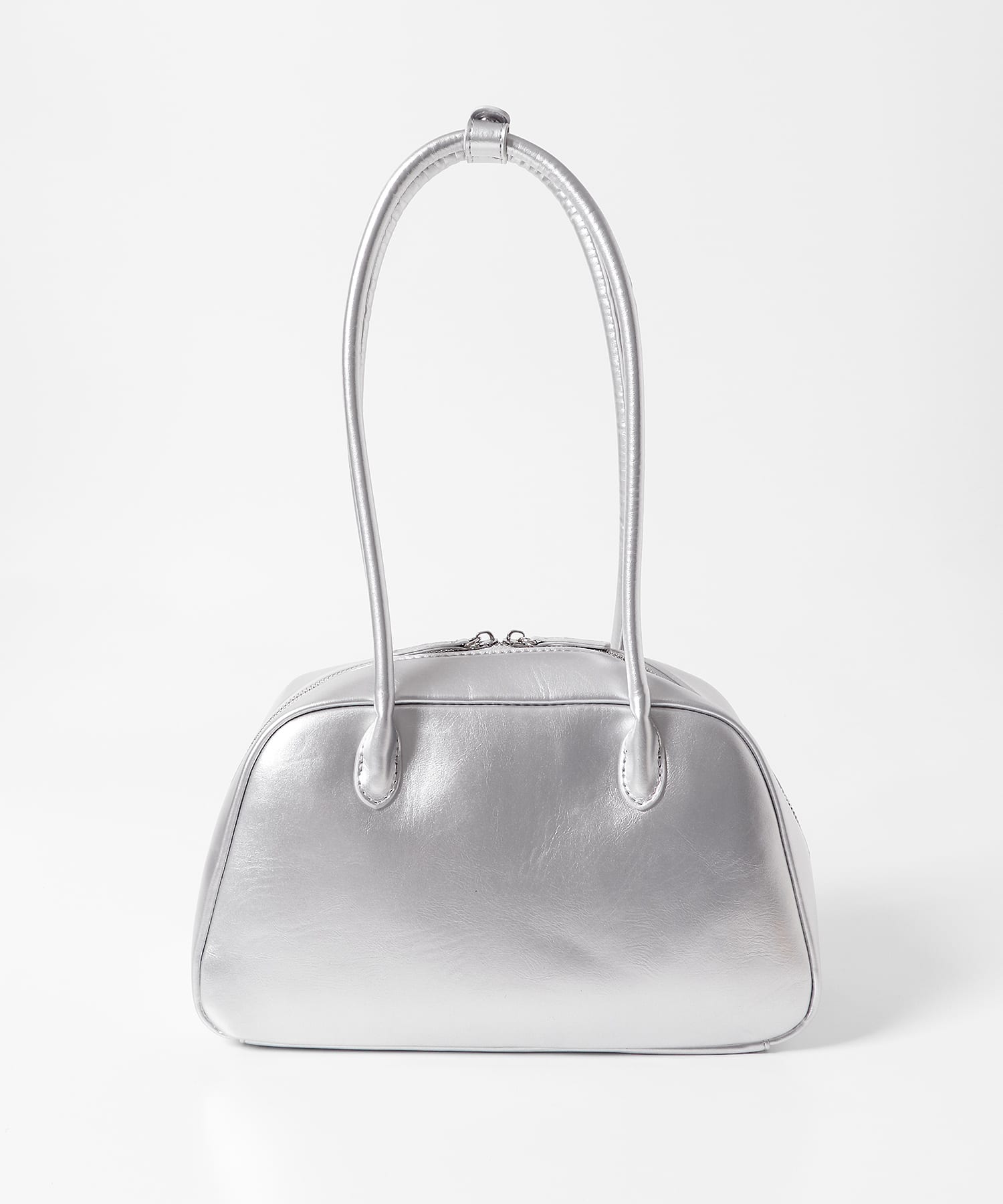 FLロングハンドルボストンバッグ SILVER one