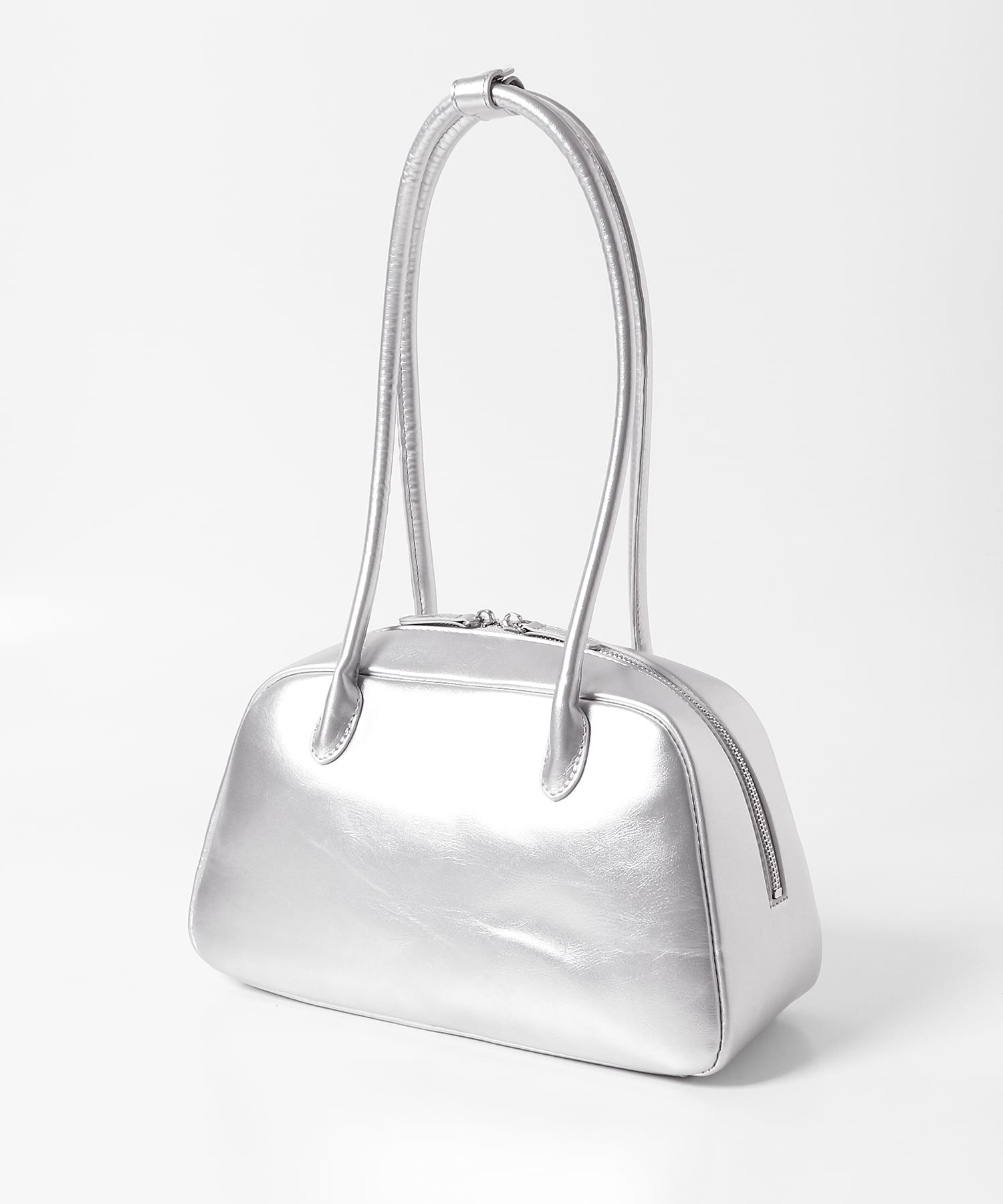 FLロングハンドルボストンバッグ SILVER one