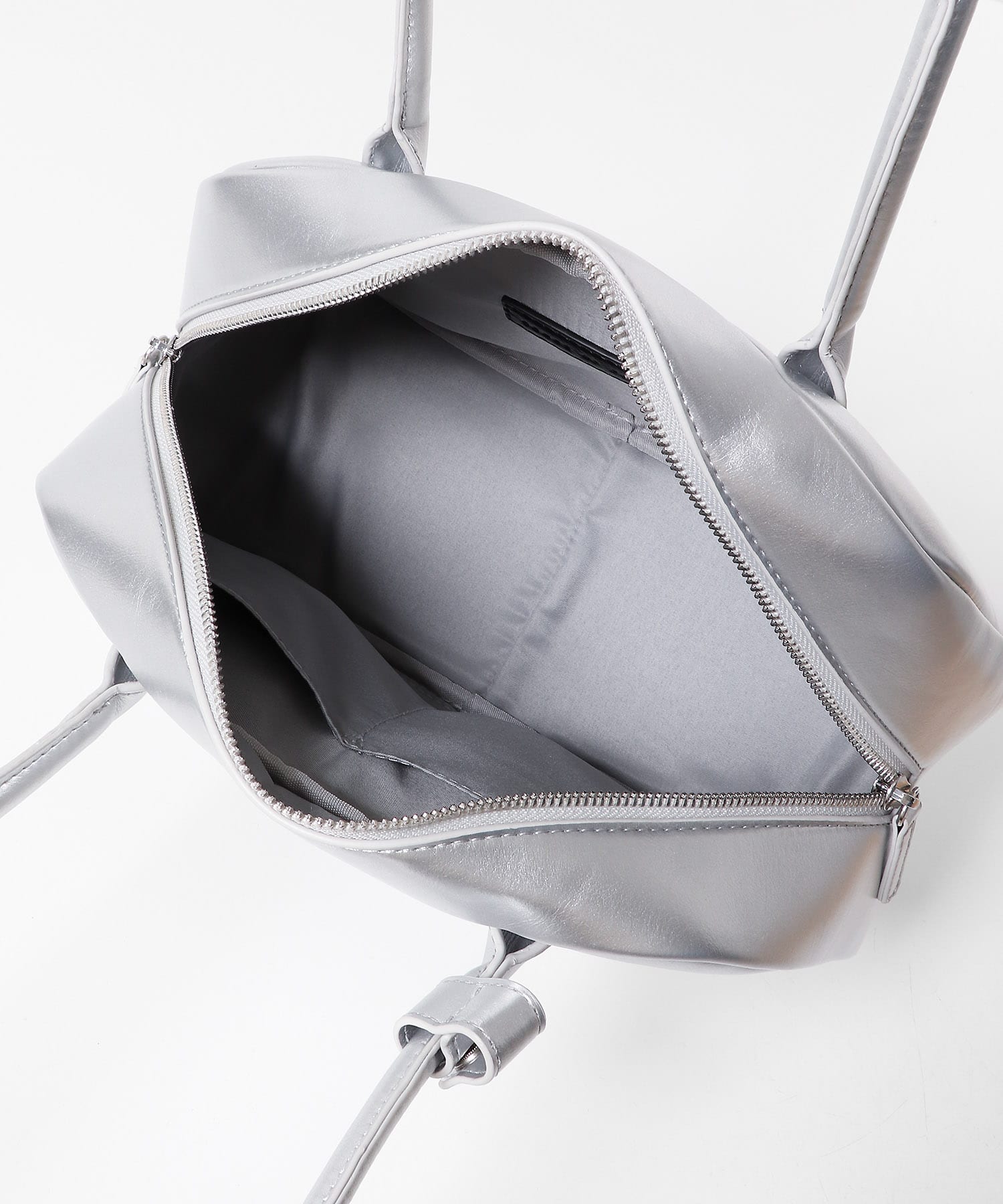 FLロングハンドルボストンバッグ SILVER one