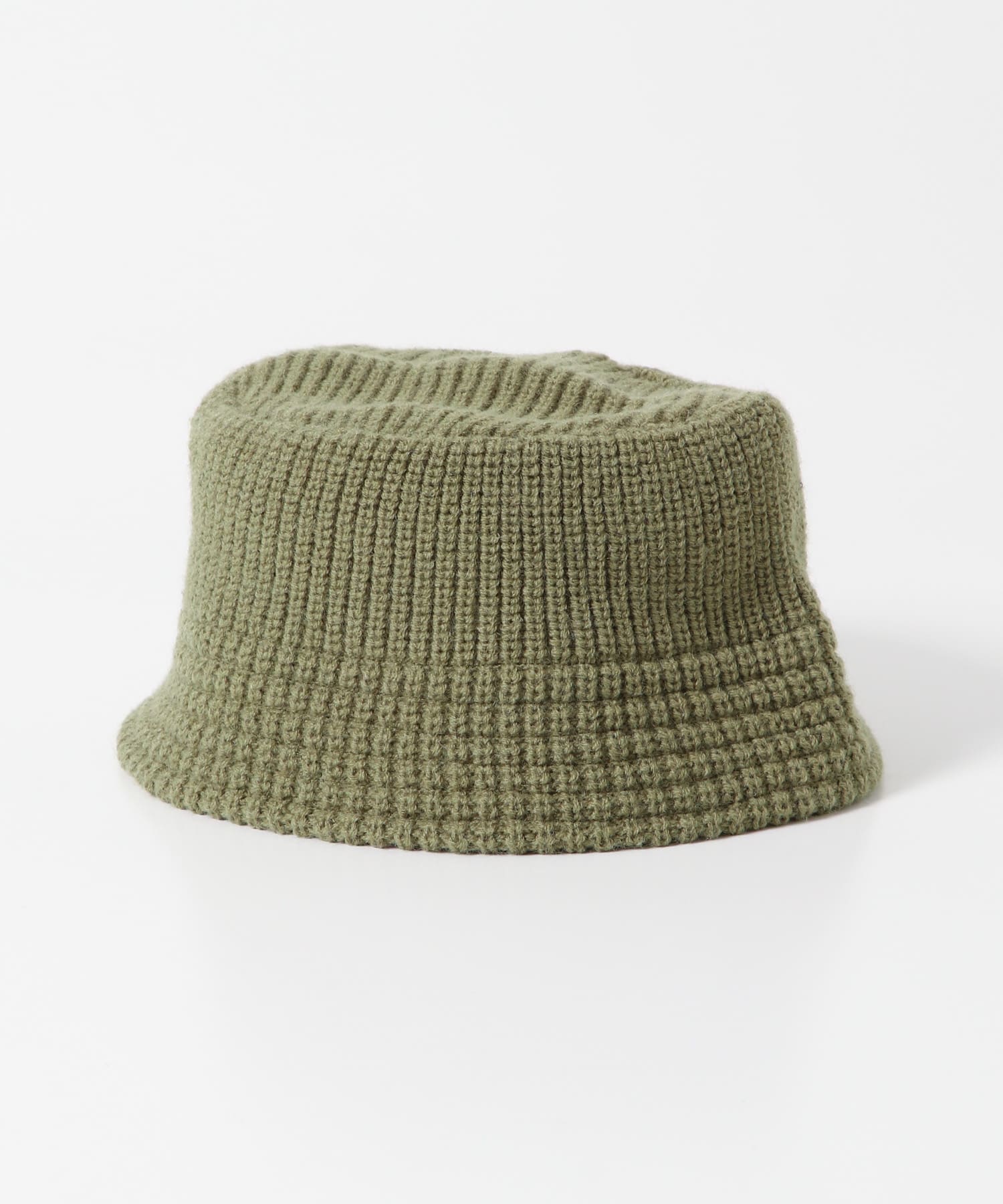 ニットバケットハット KHAKI one