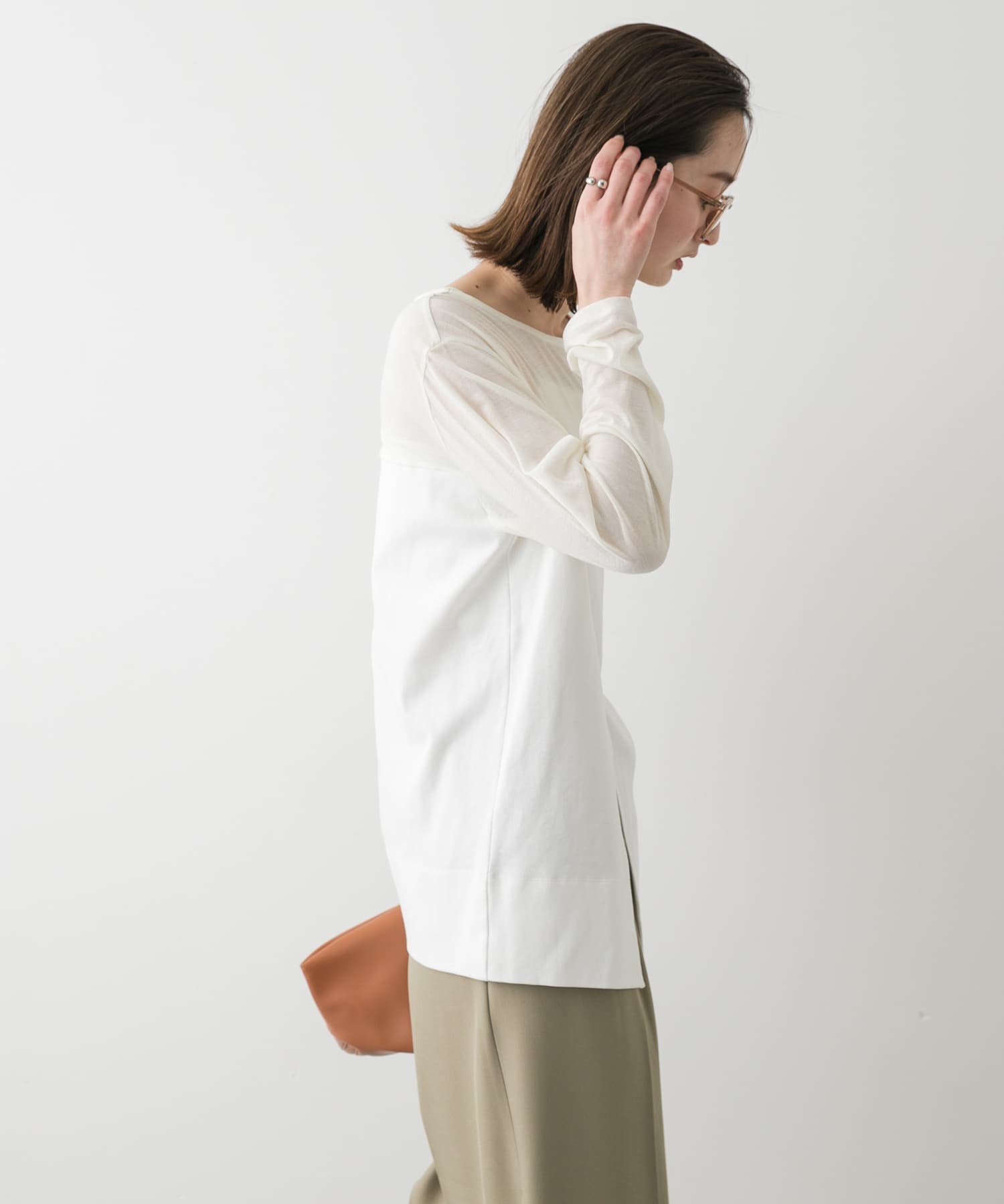 身長：169cm サイズ：one