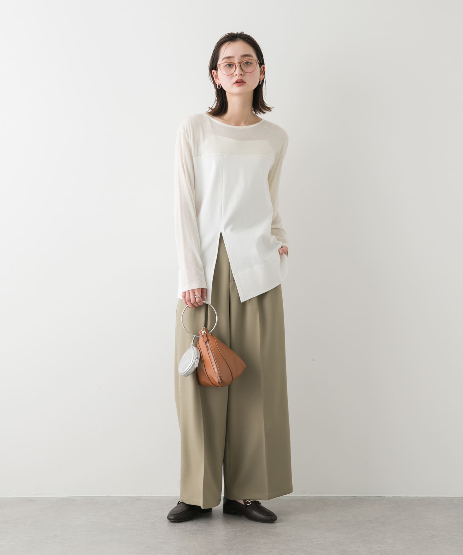 身長：169cm サイズ：one