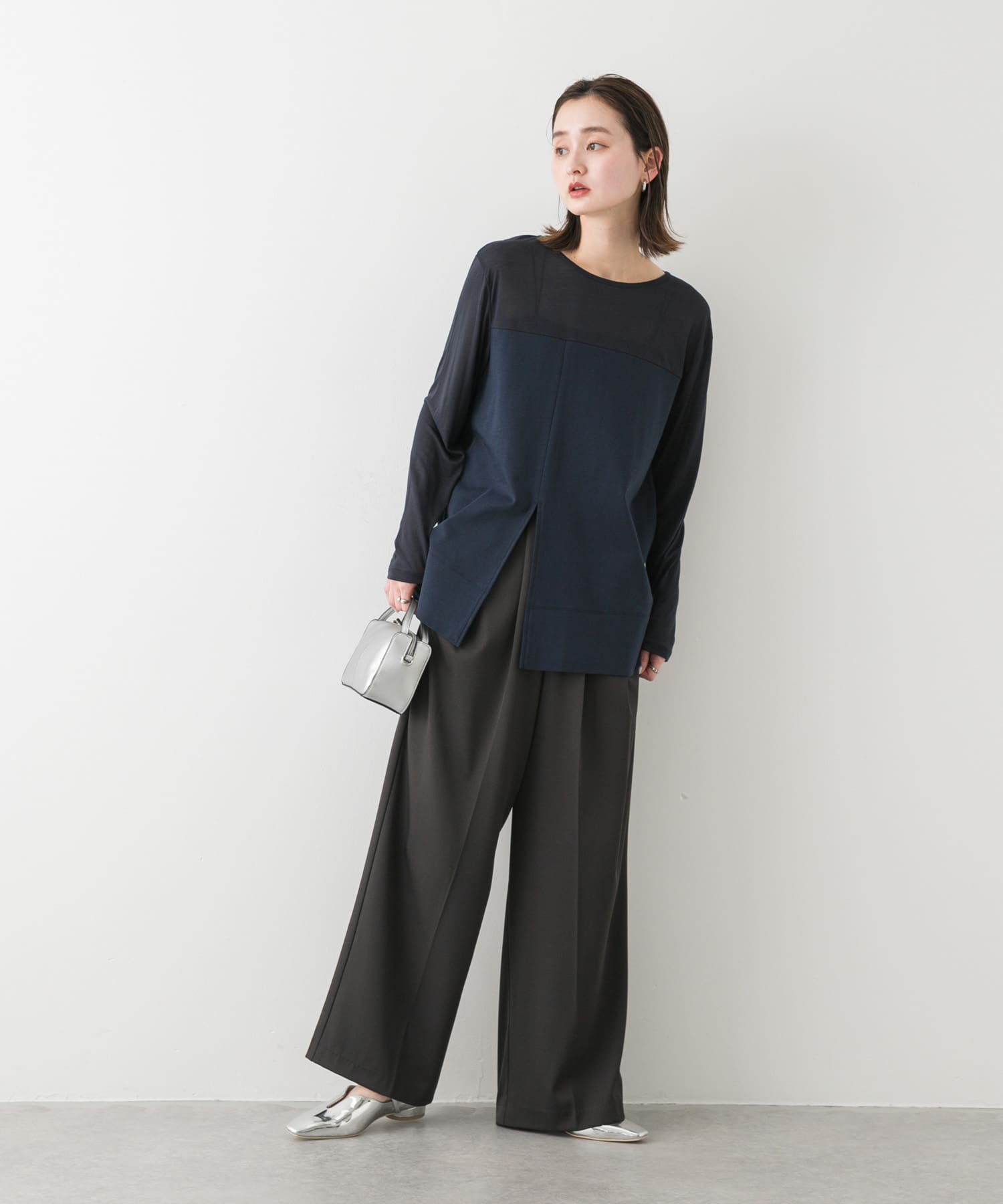 身長：169cm サイズ：one