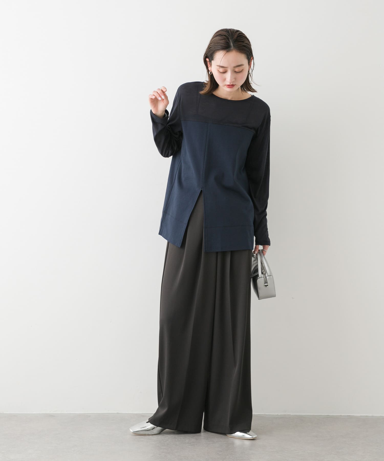 身長：169cm サイズ：one