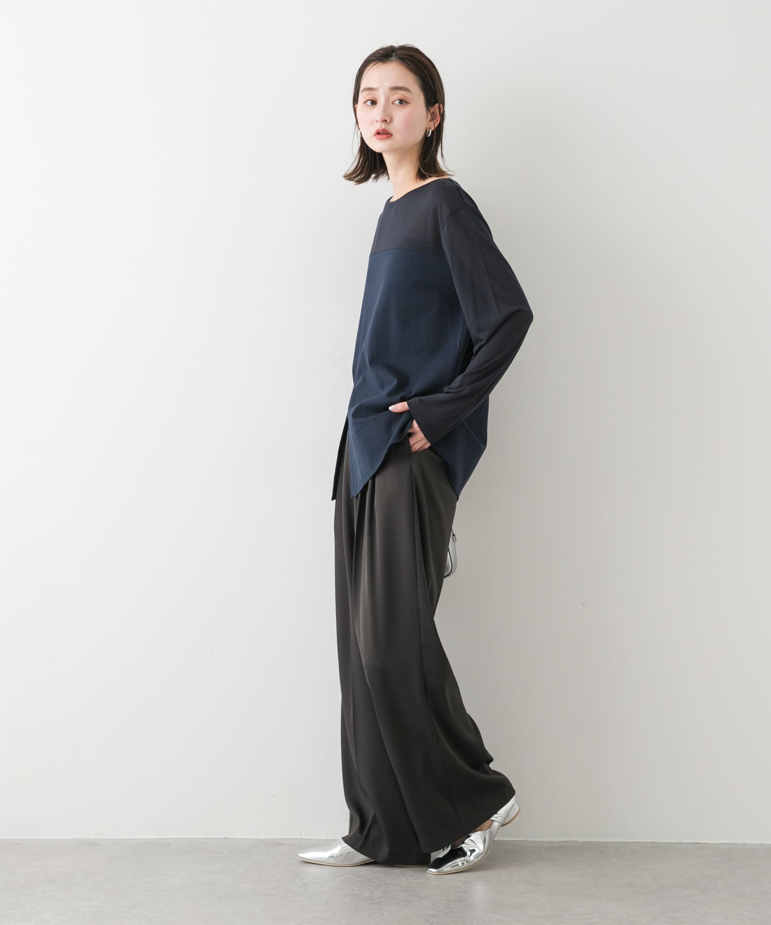 身長：169cm サイズ：one