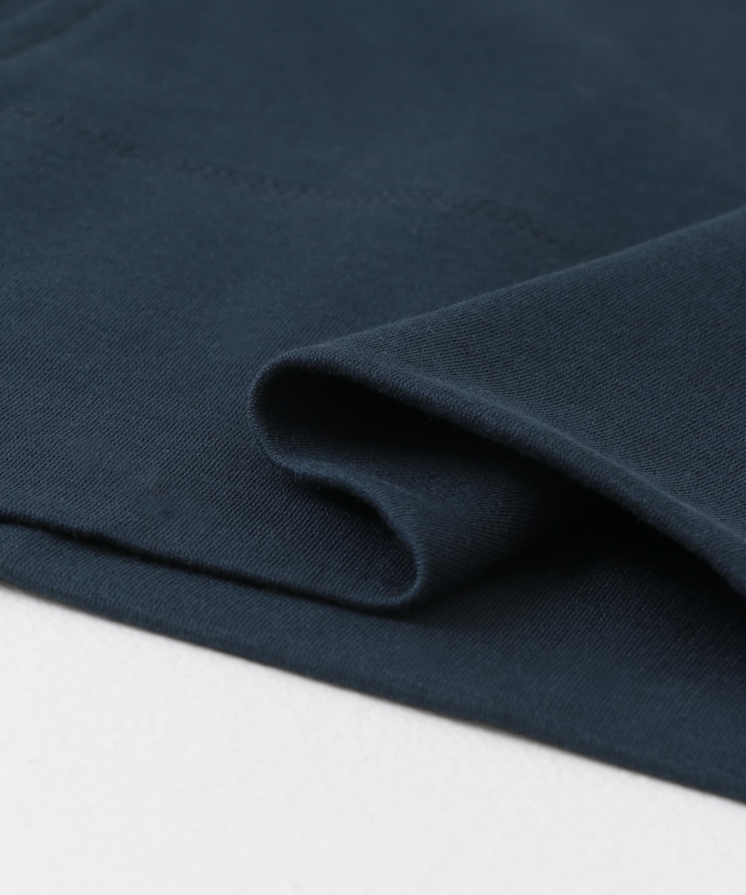 クルーネックドッキングスリットトップ NAVY one