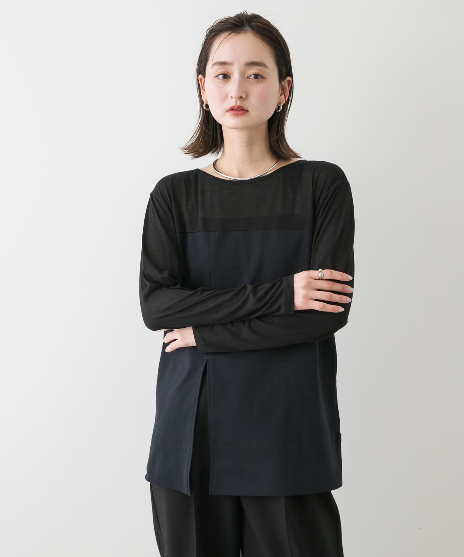 身長：169cm サイズ：one