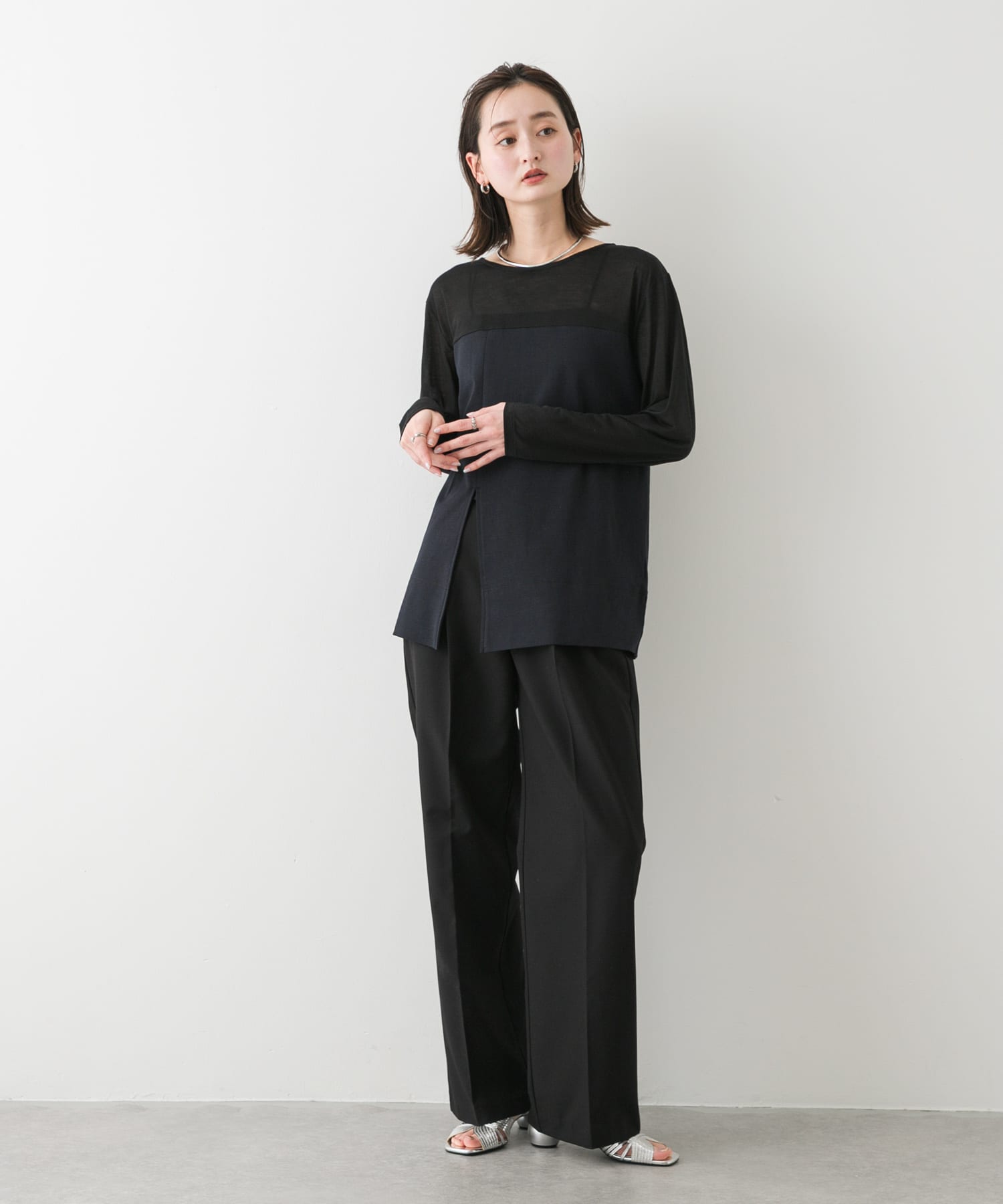 身長：169cm サイズ：one