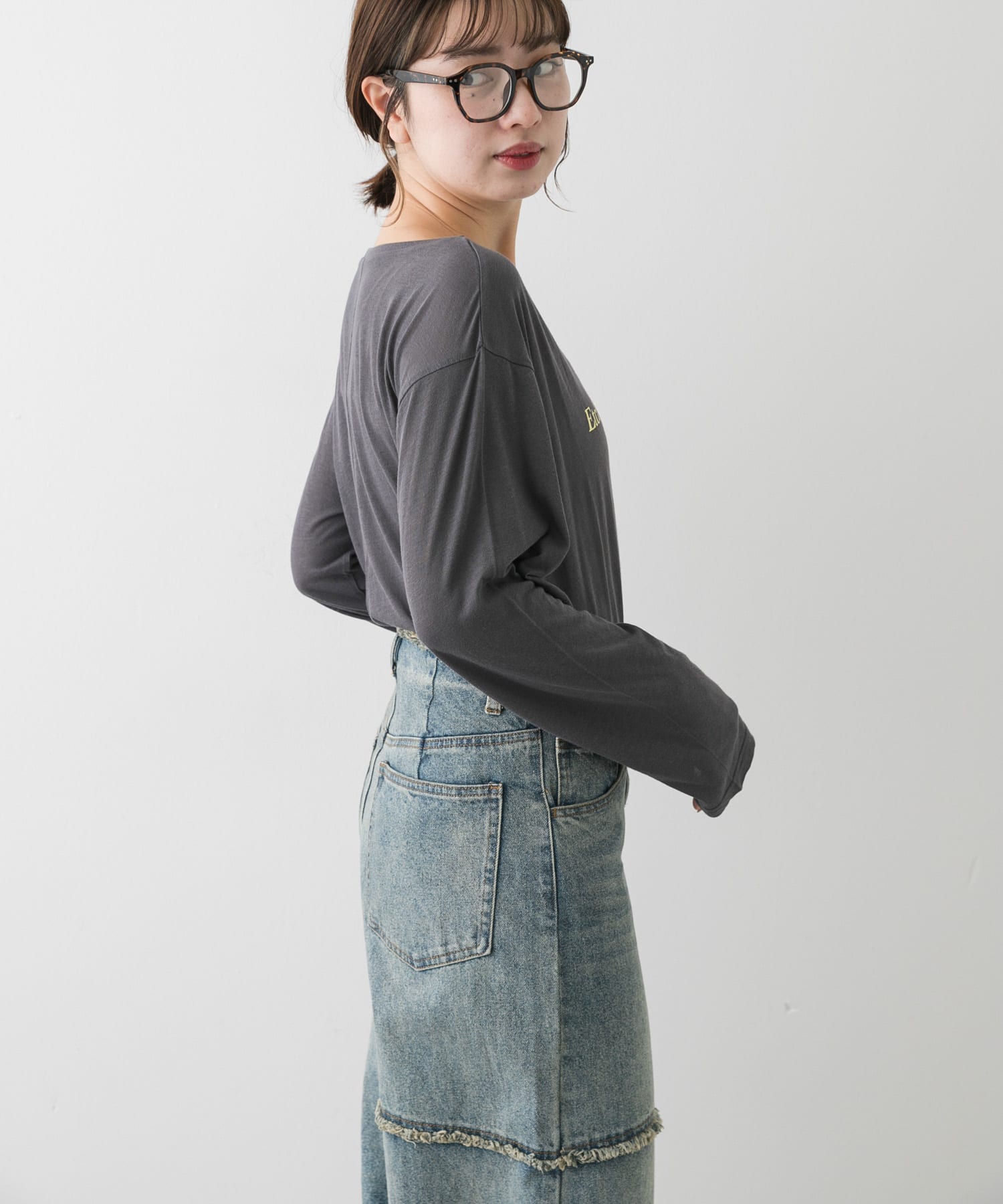 身長：158cm サイズ：one