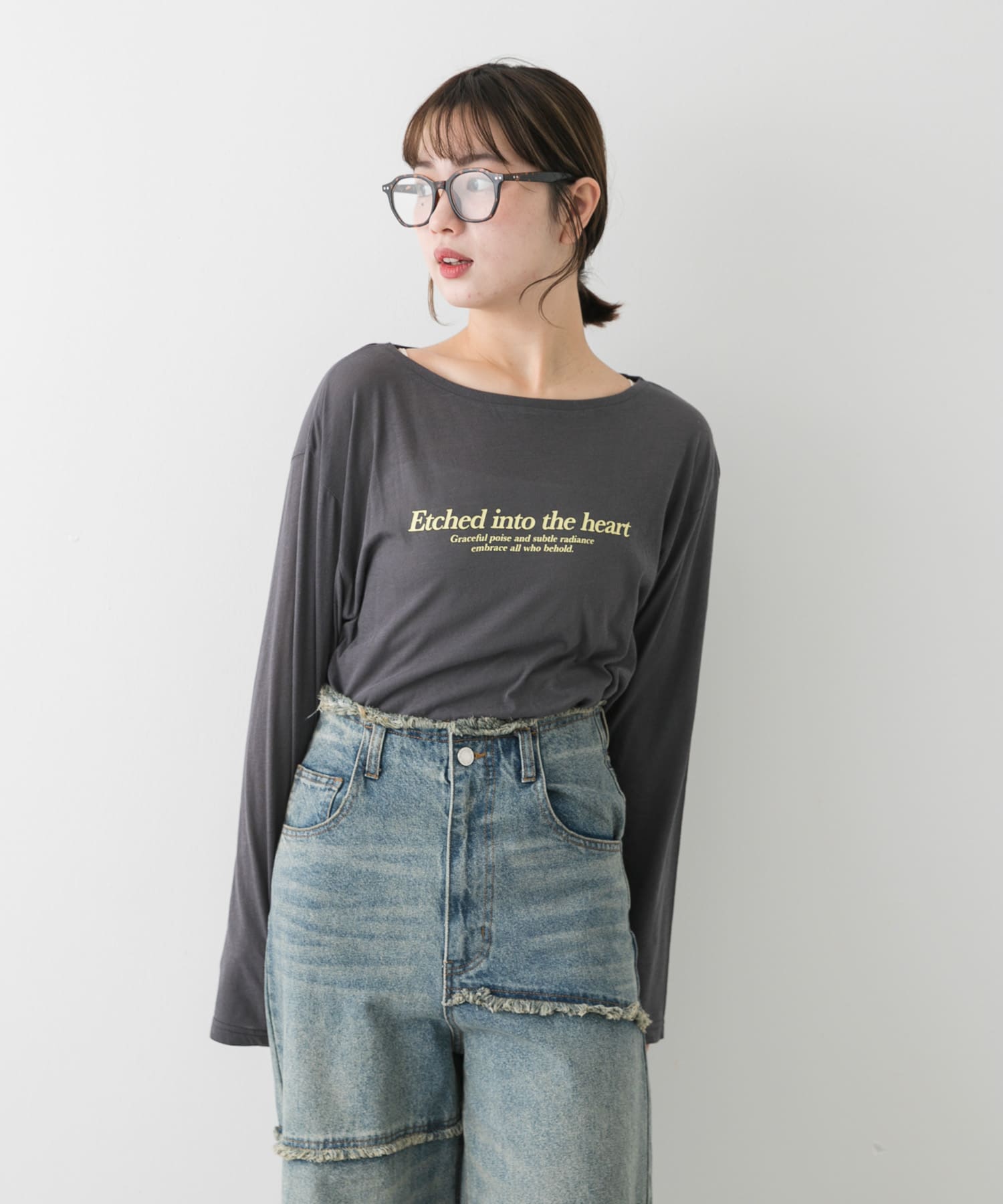 身長：158cm サイズ：one
