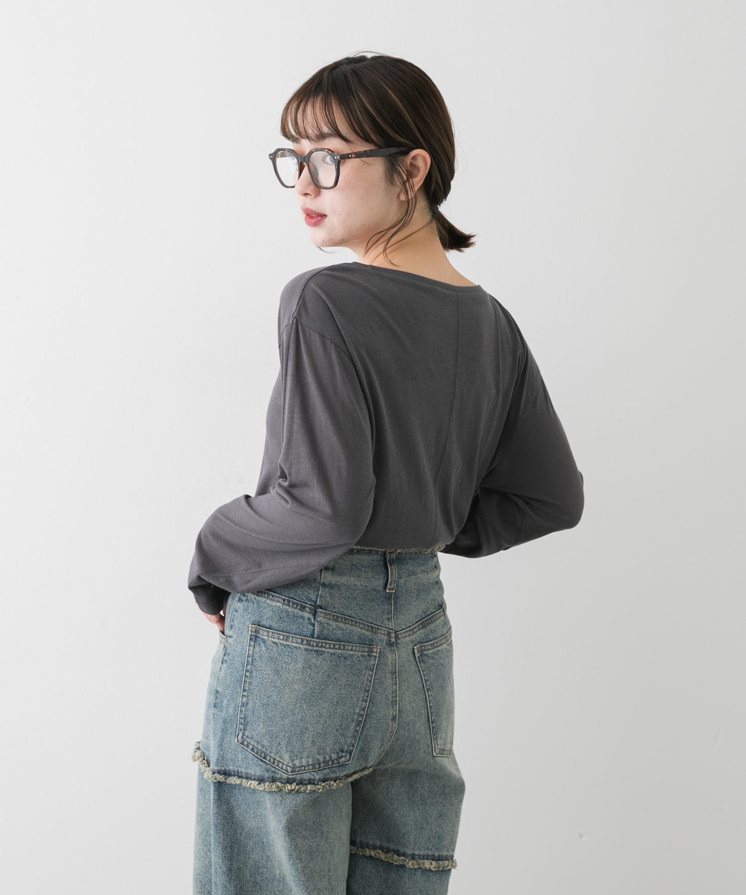身長：158cm サイズ：one