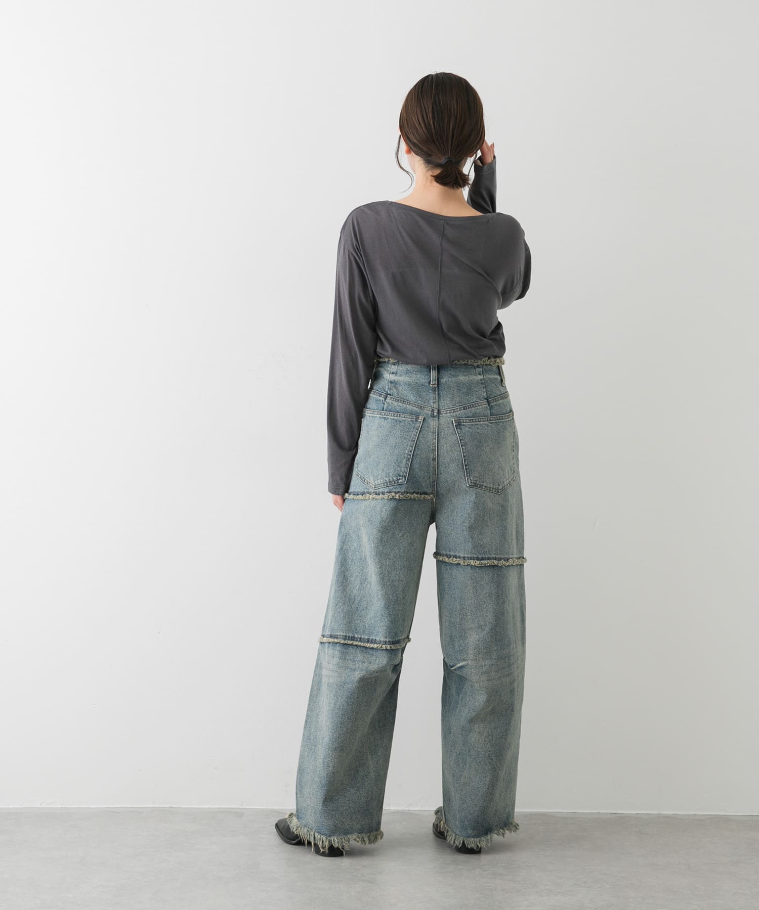 身長：158cm サイズ：one