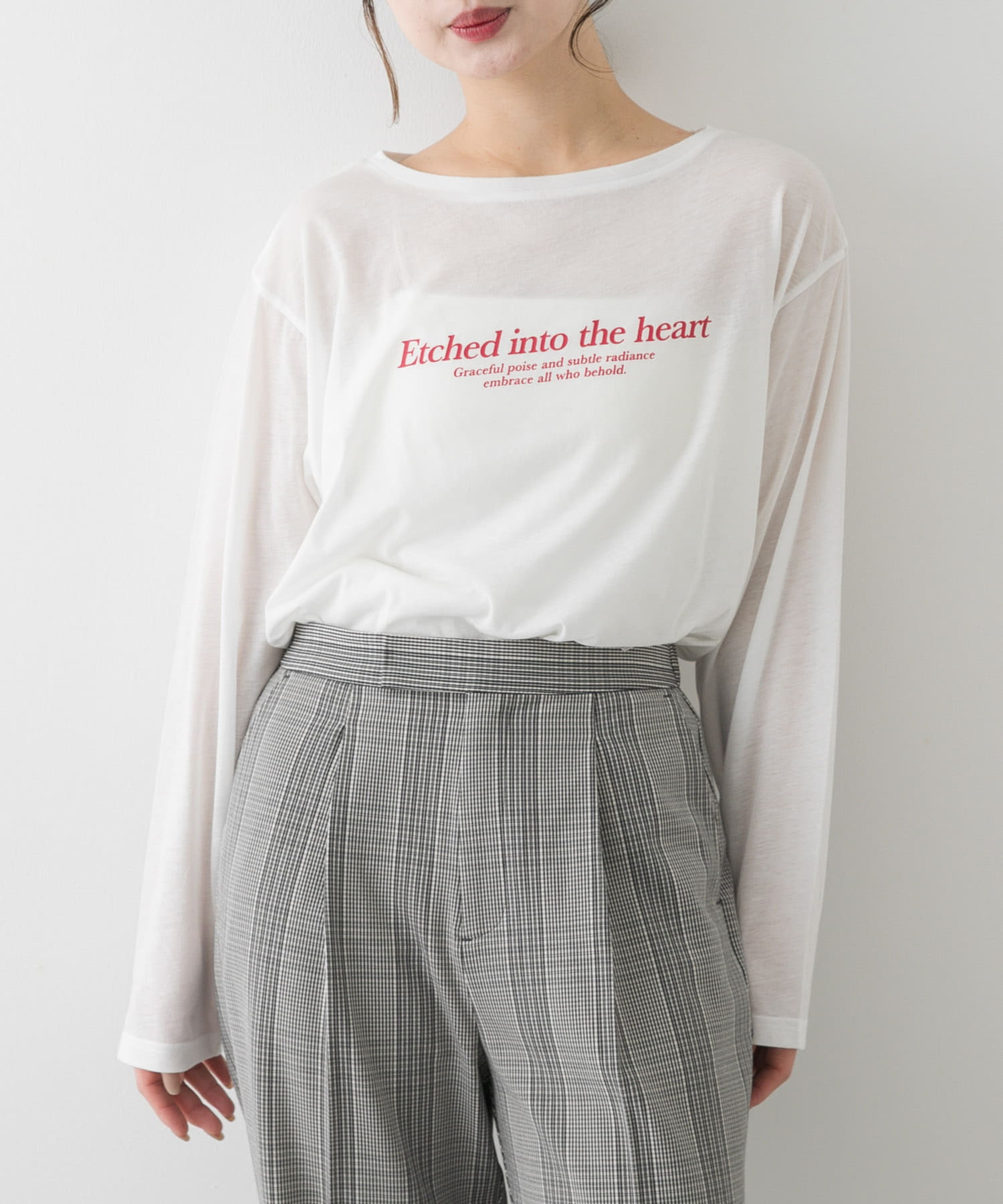 身長：158cm サイズ：one