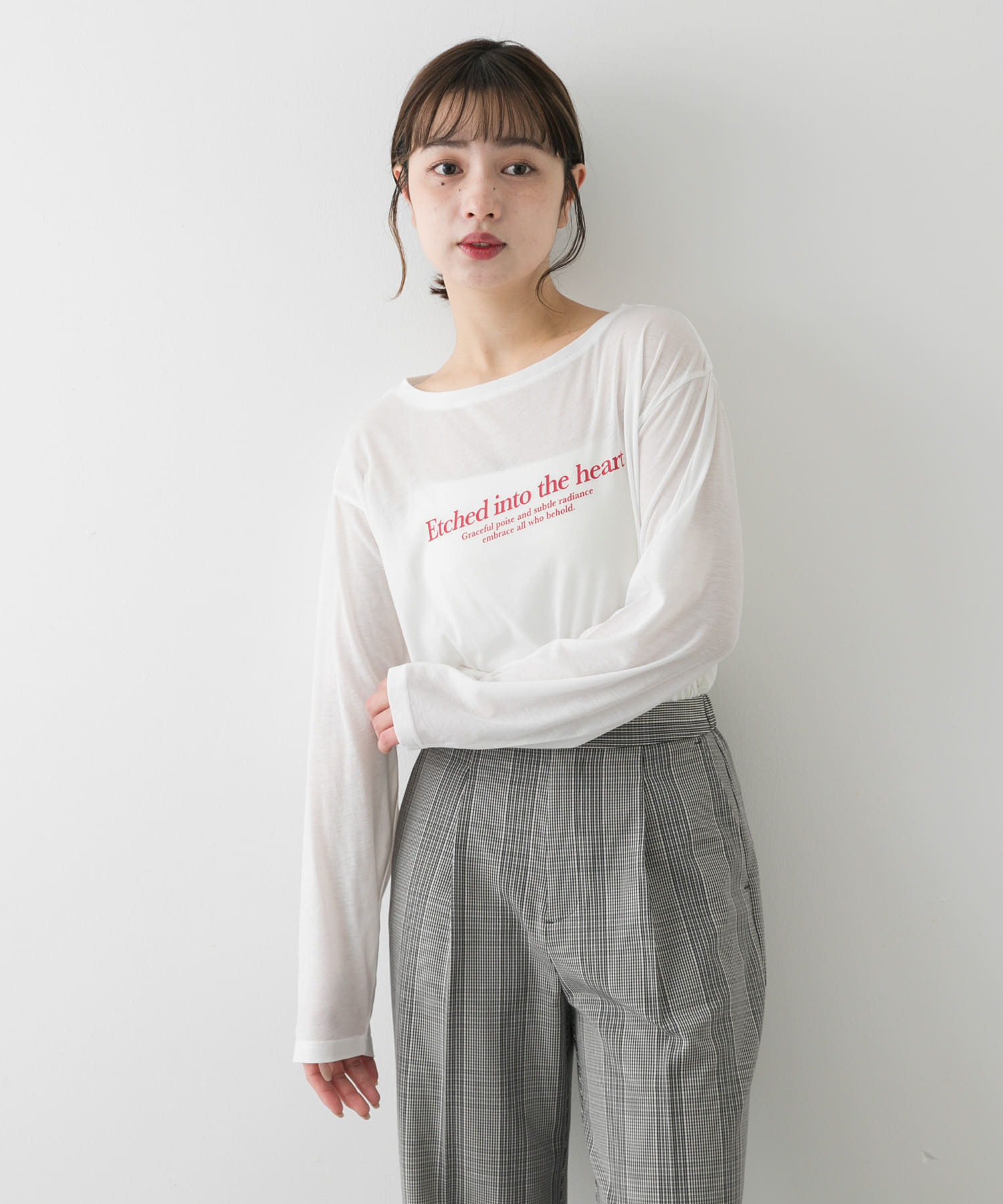 身長：158cm サイズ：one