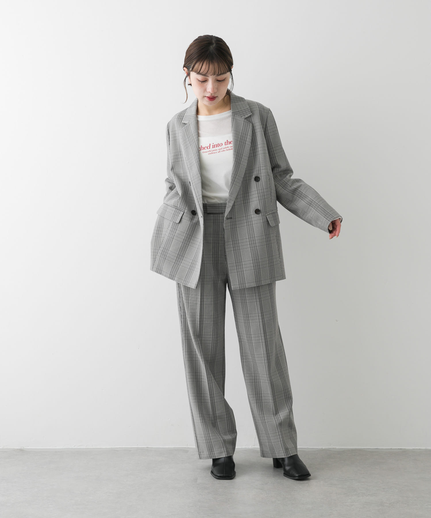身長：158cm サイズ：one