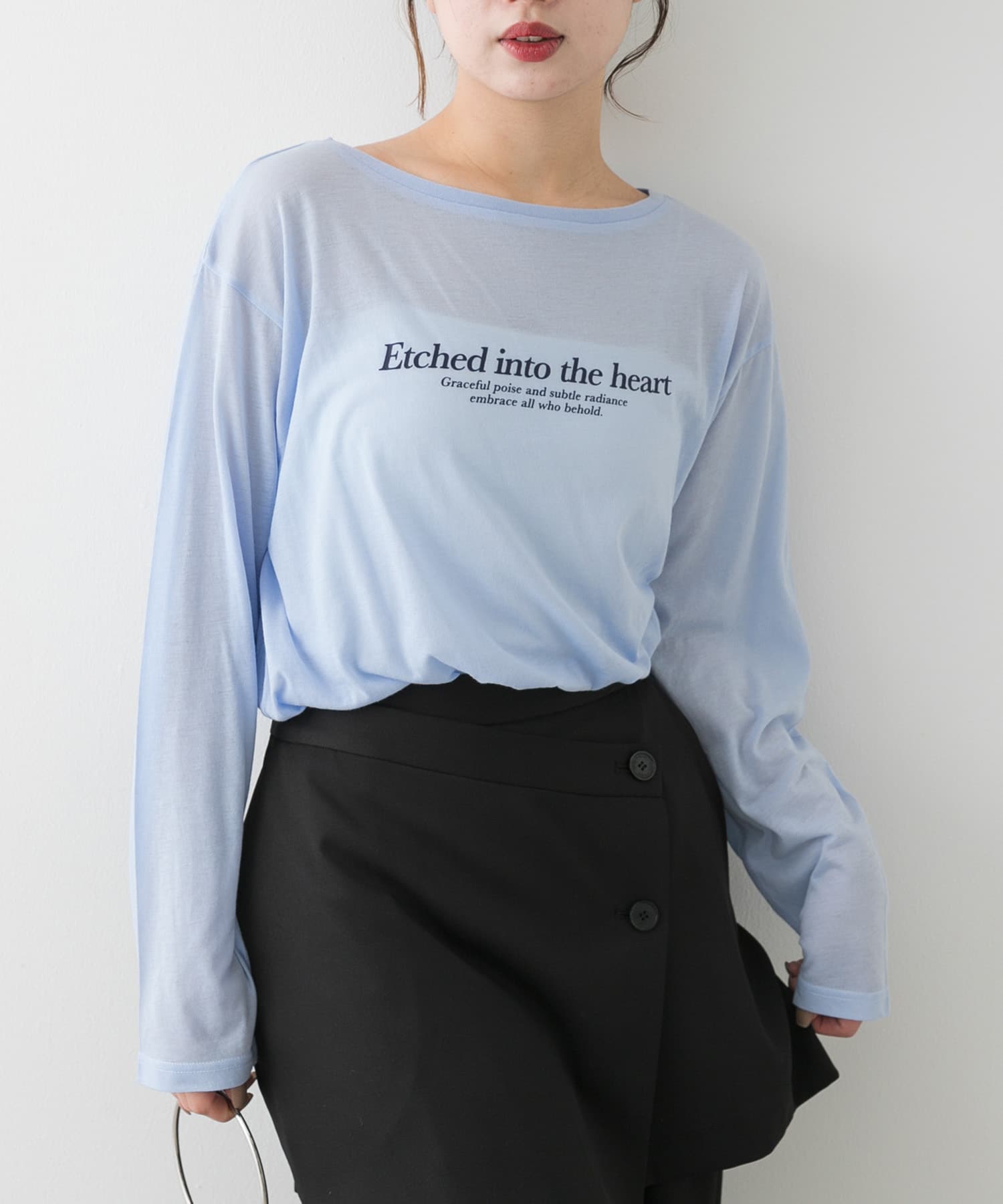 ルーズロゴシアーT