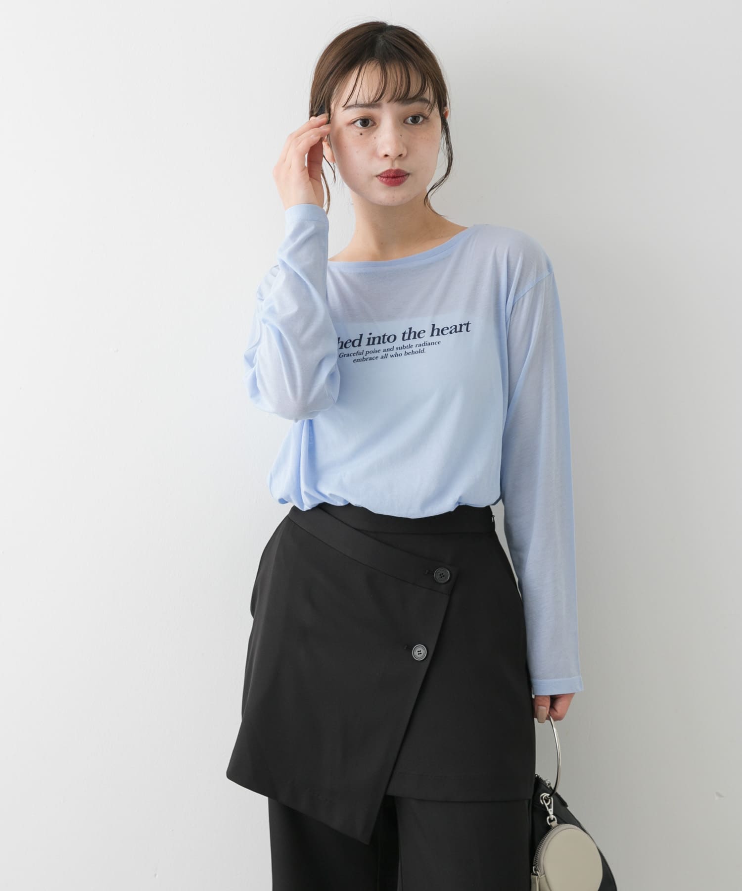 身長：158cm サイズ：one