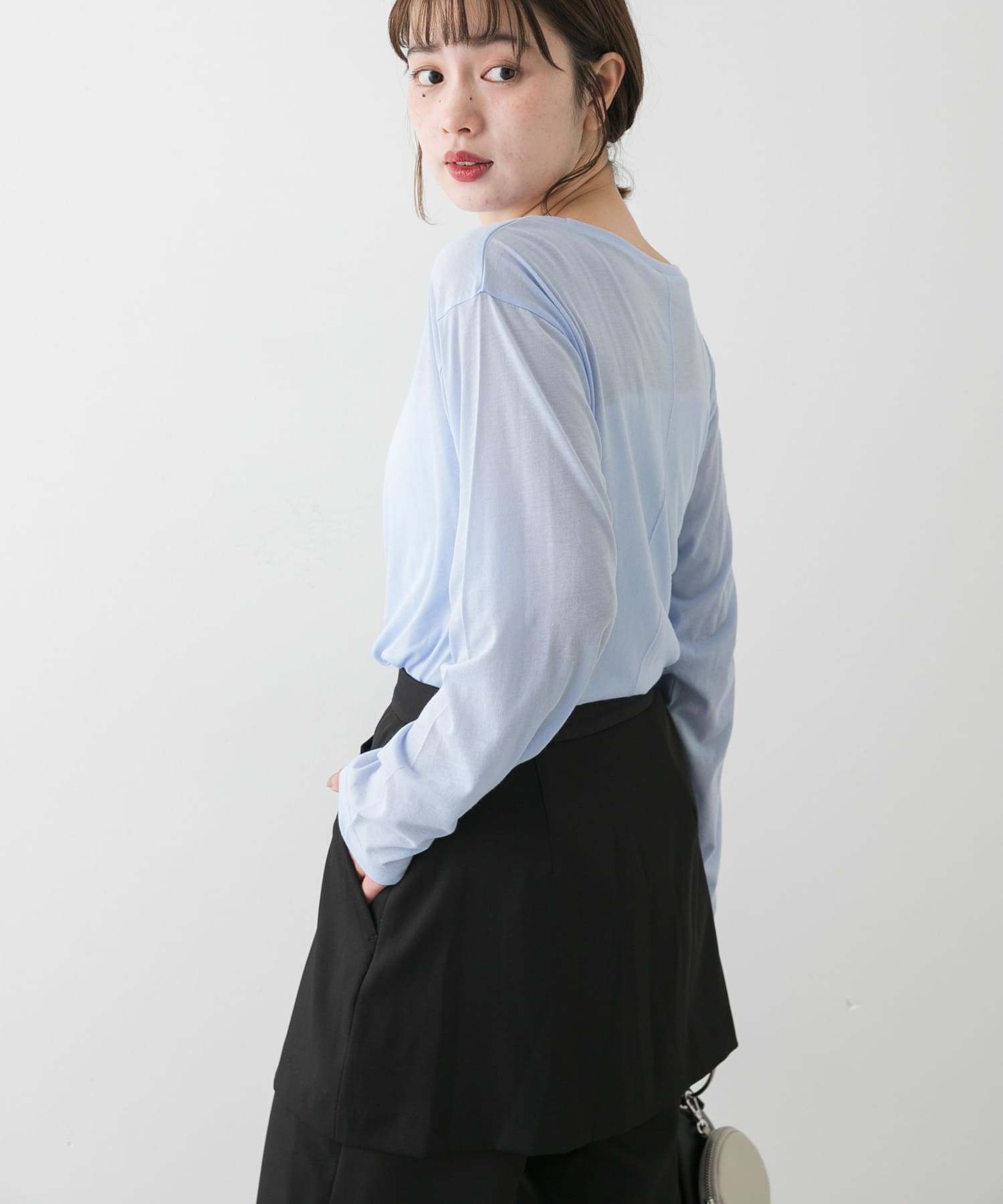 身長：158cm サイズ：one