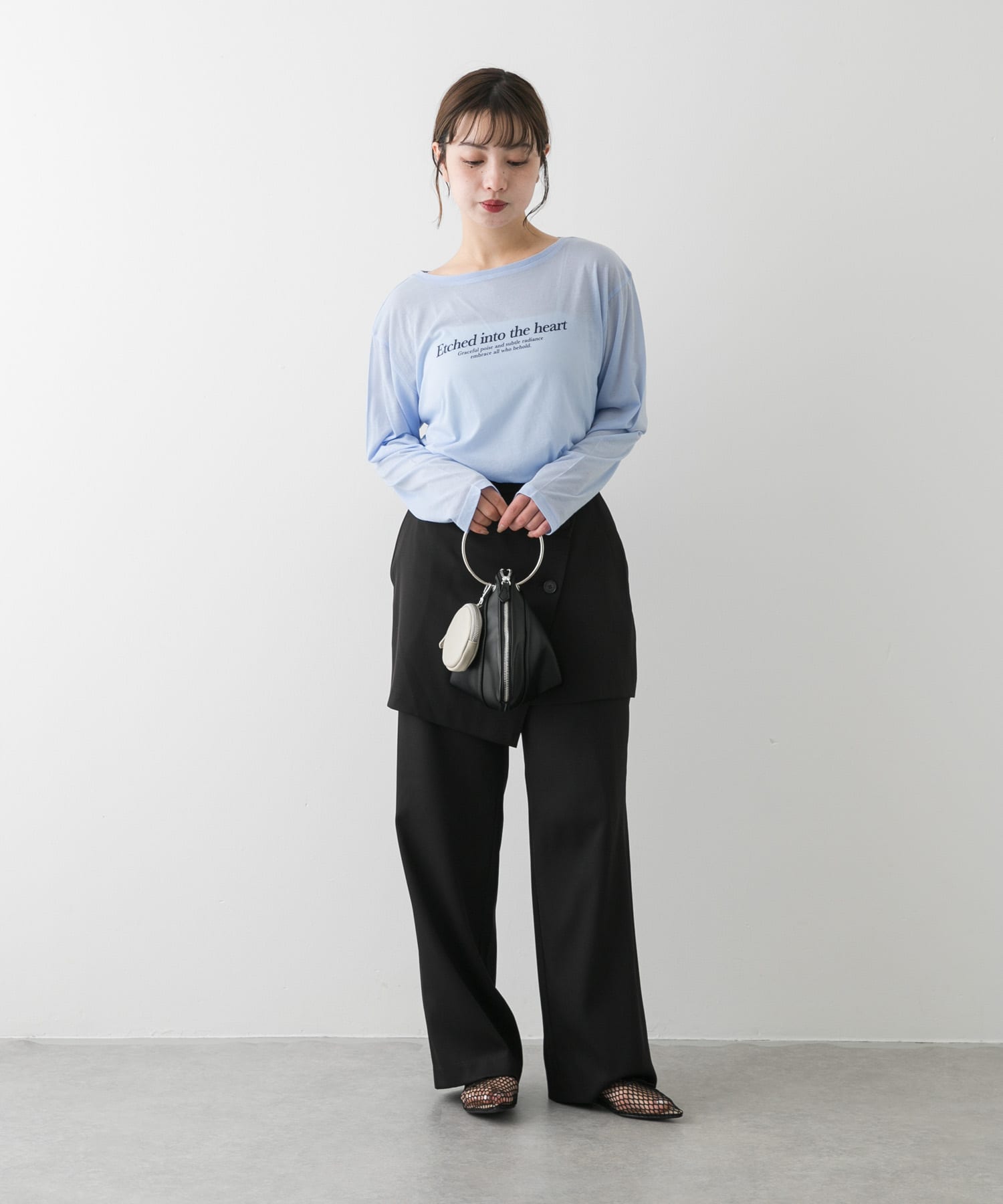 身長：158cm サイズ：one