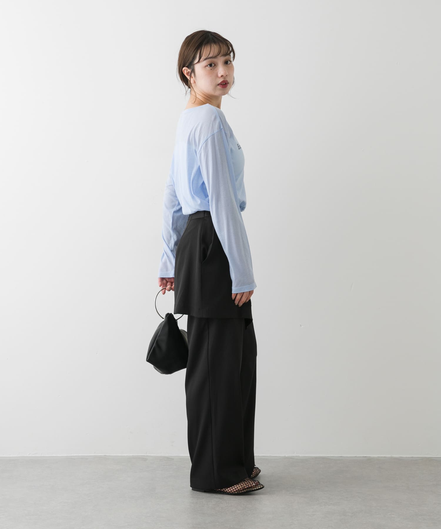 身長：158cm サイズ：one