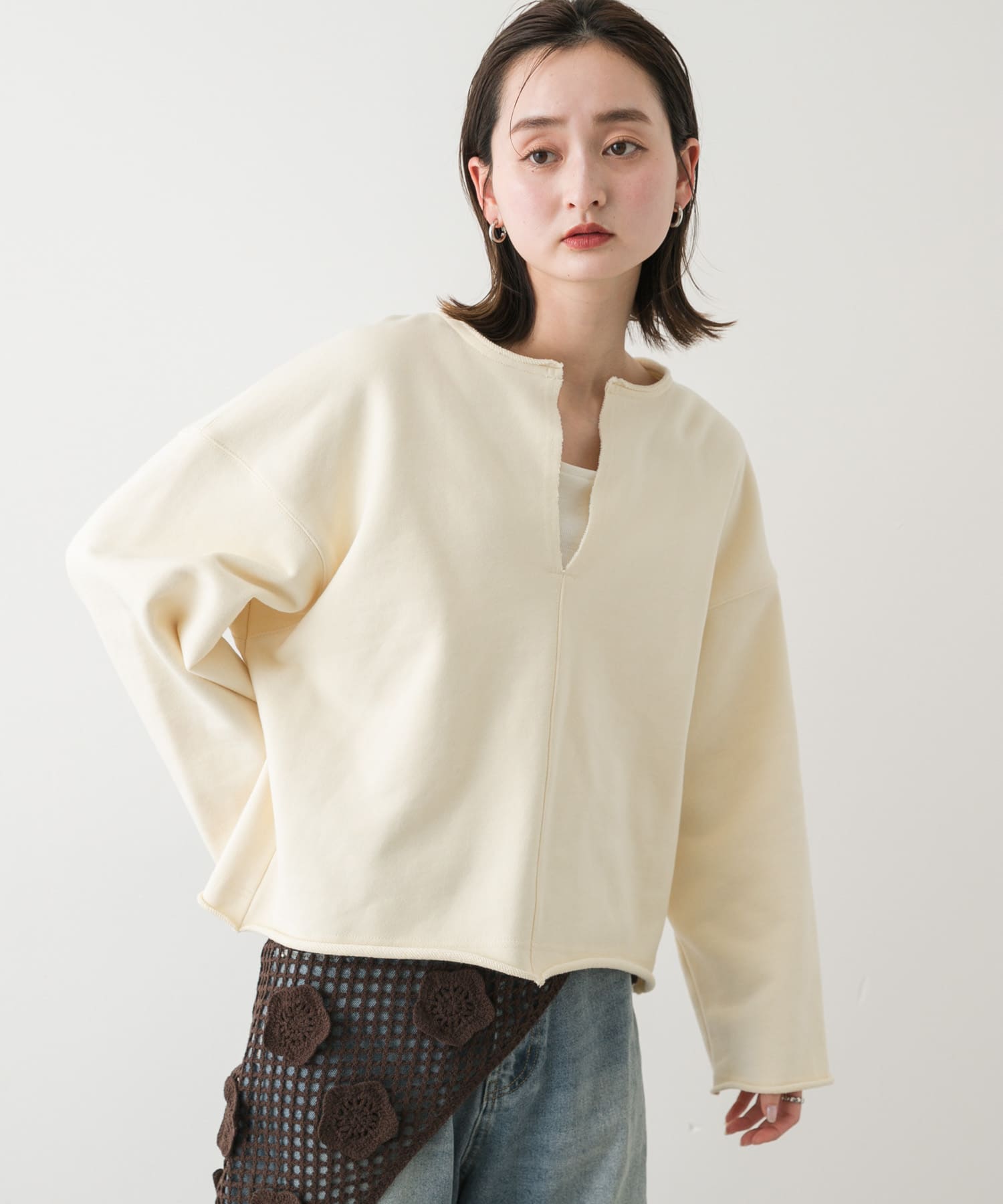 身長：169cm サイズ：one