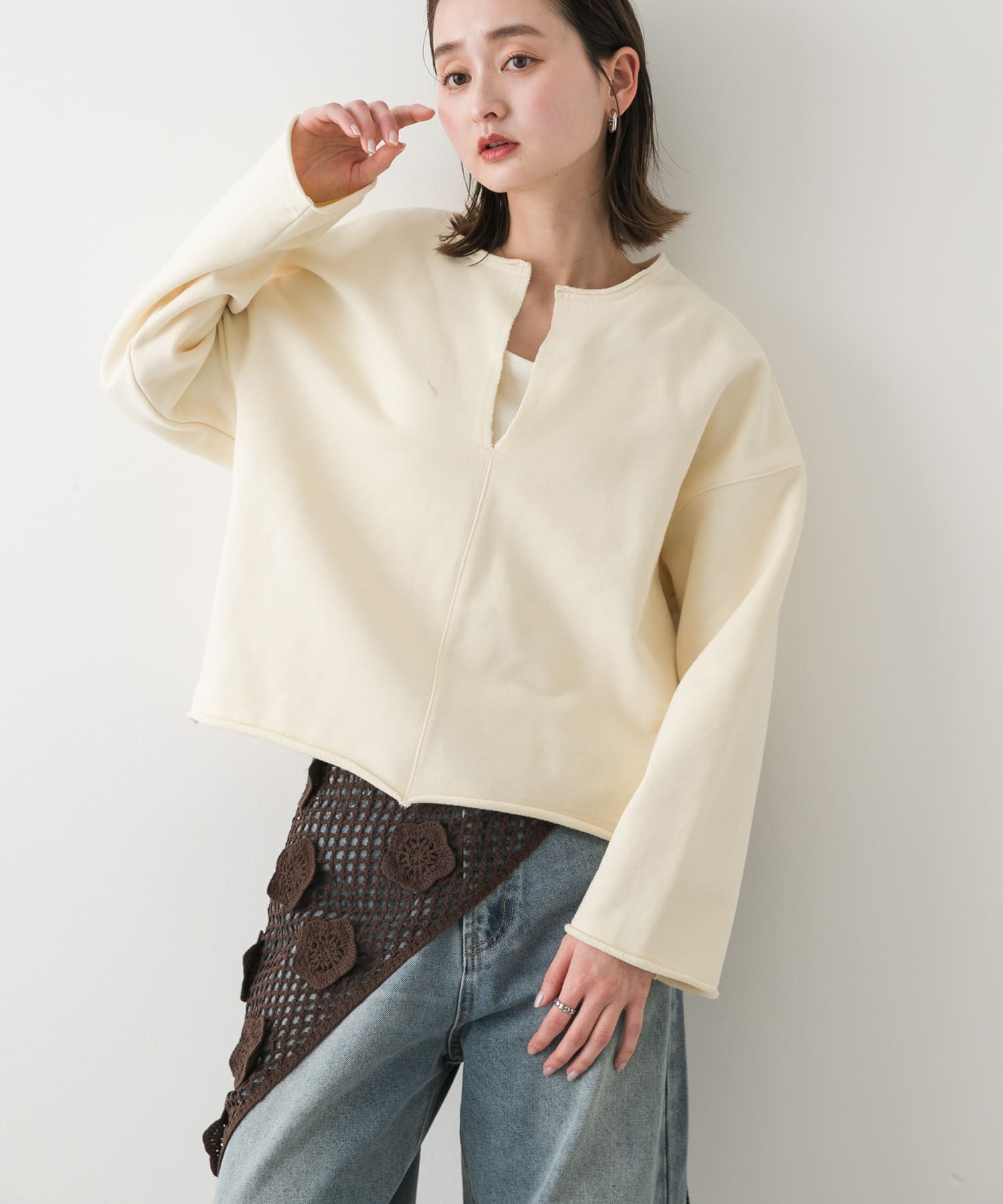 身長：169cm サイズ：one