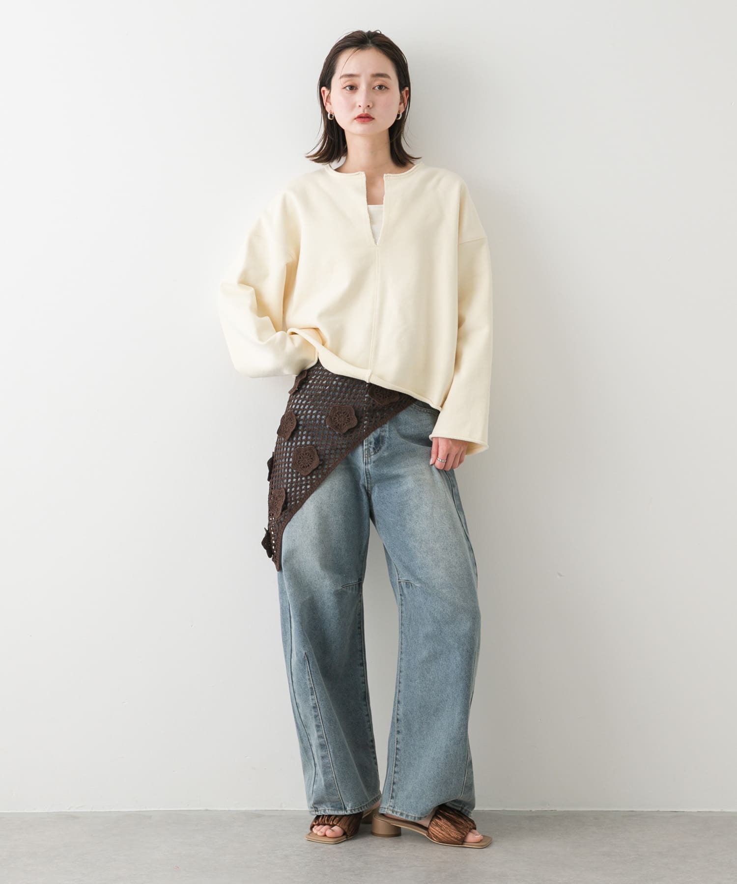 身長：169cm サイズ：one