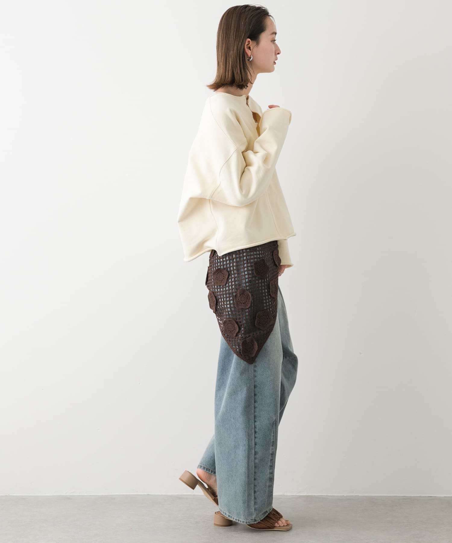 身長：169cm サイズ：one