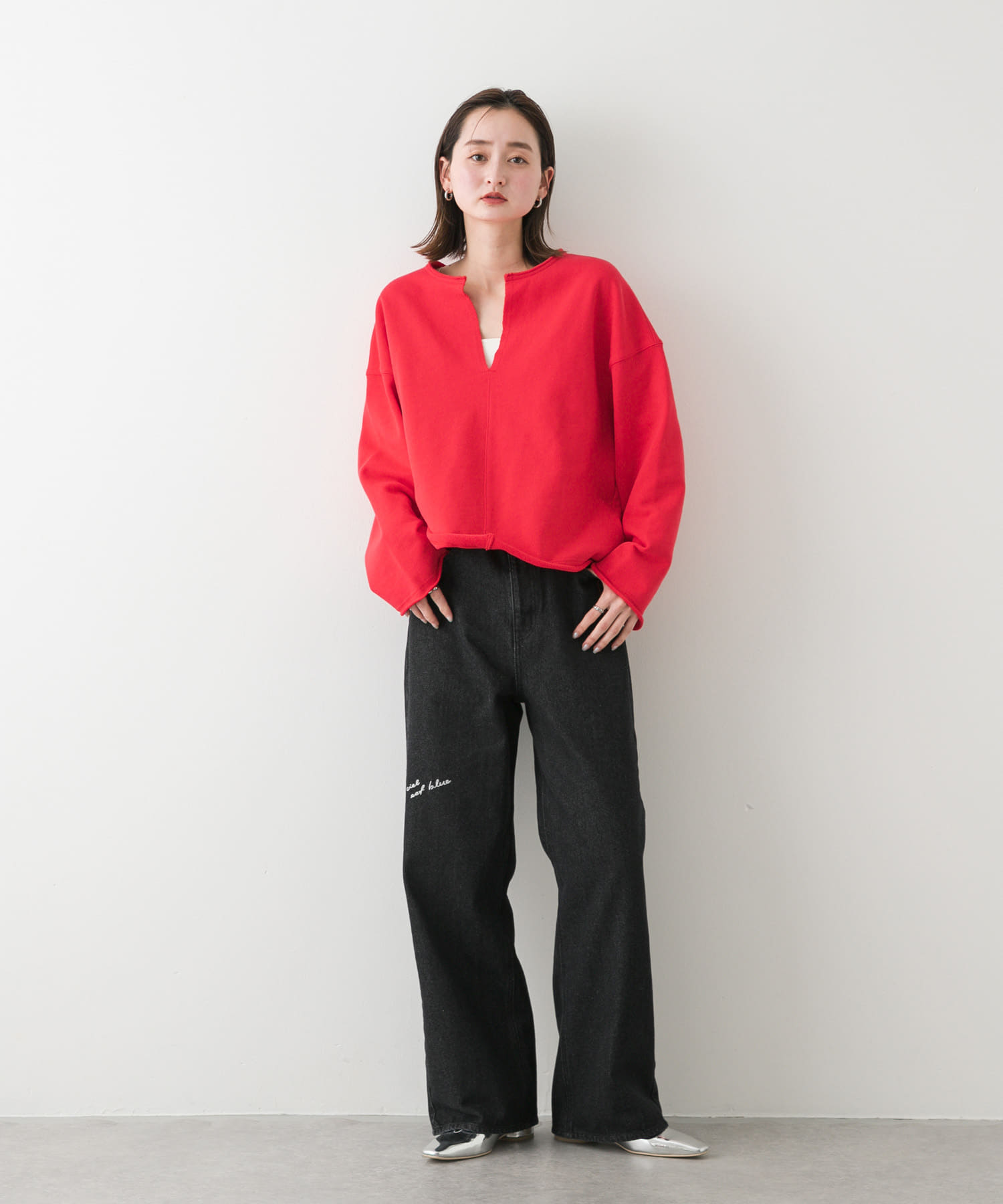 身長：169cm サイズ：one