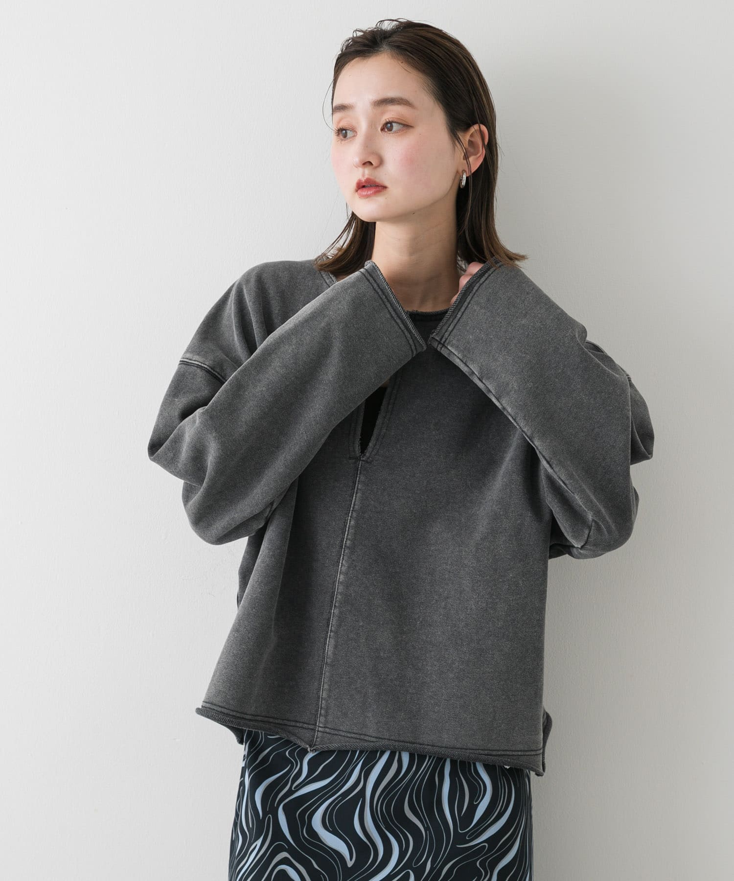 身長：169cm サイズ：one