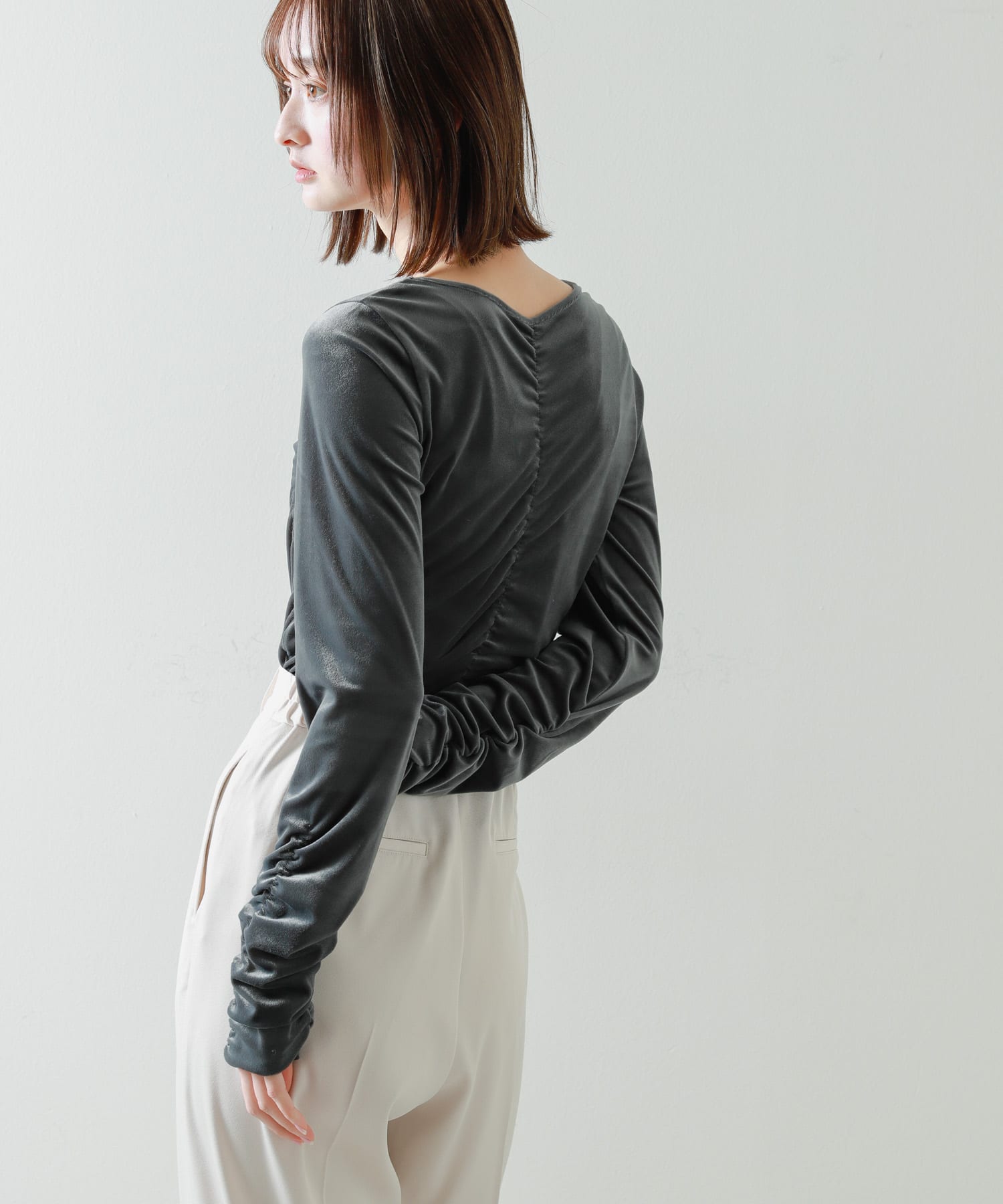 身長：169cm サイズ：one