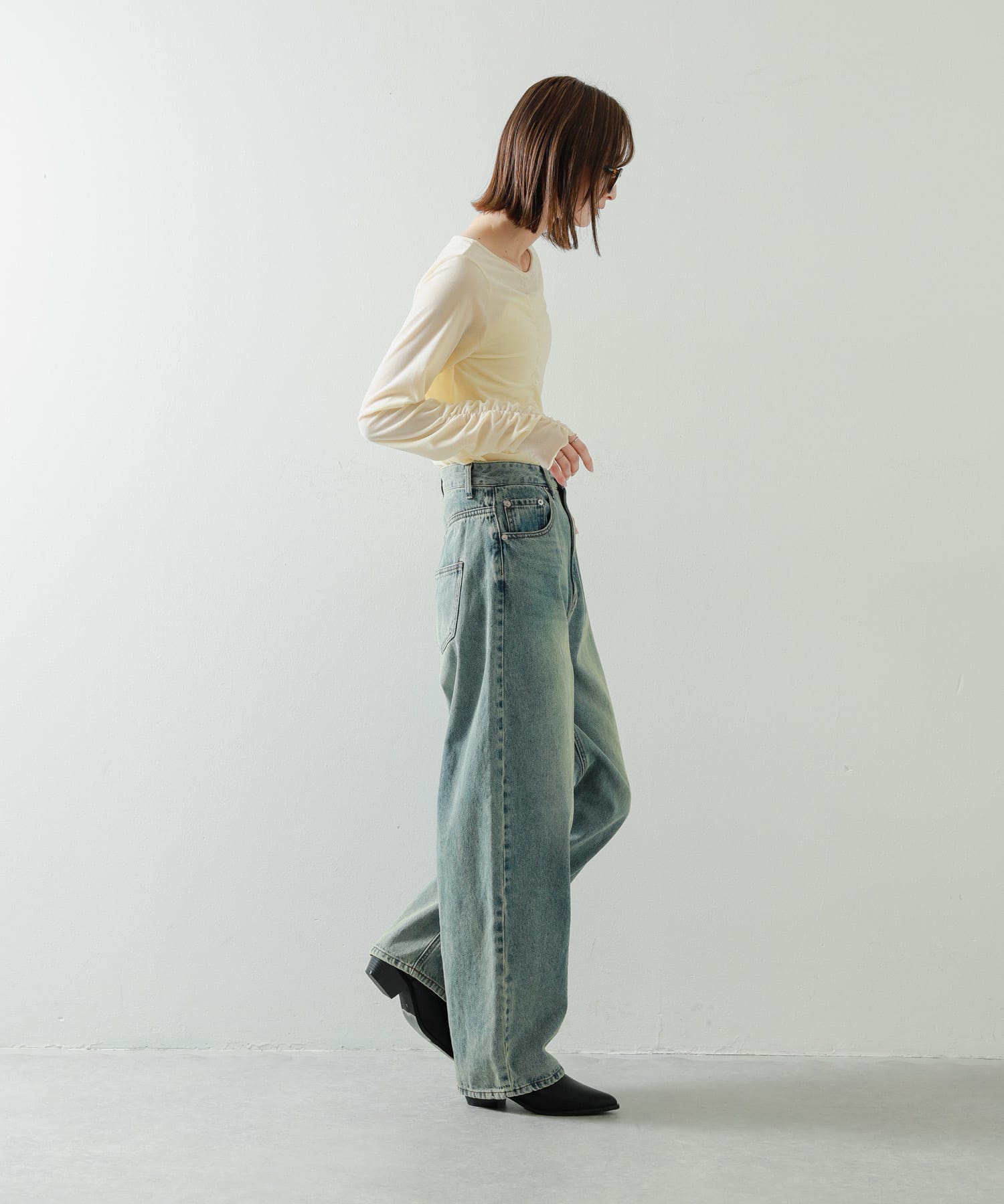 身長：169cm サイズ：one