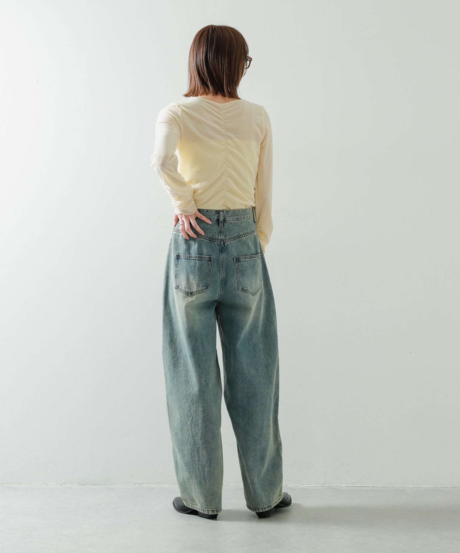 身長：169cm サイズ：one