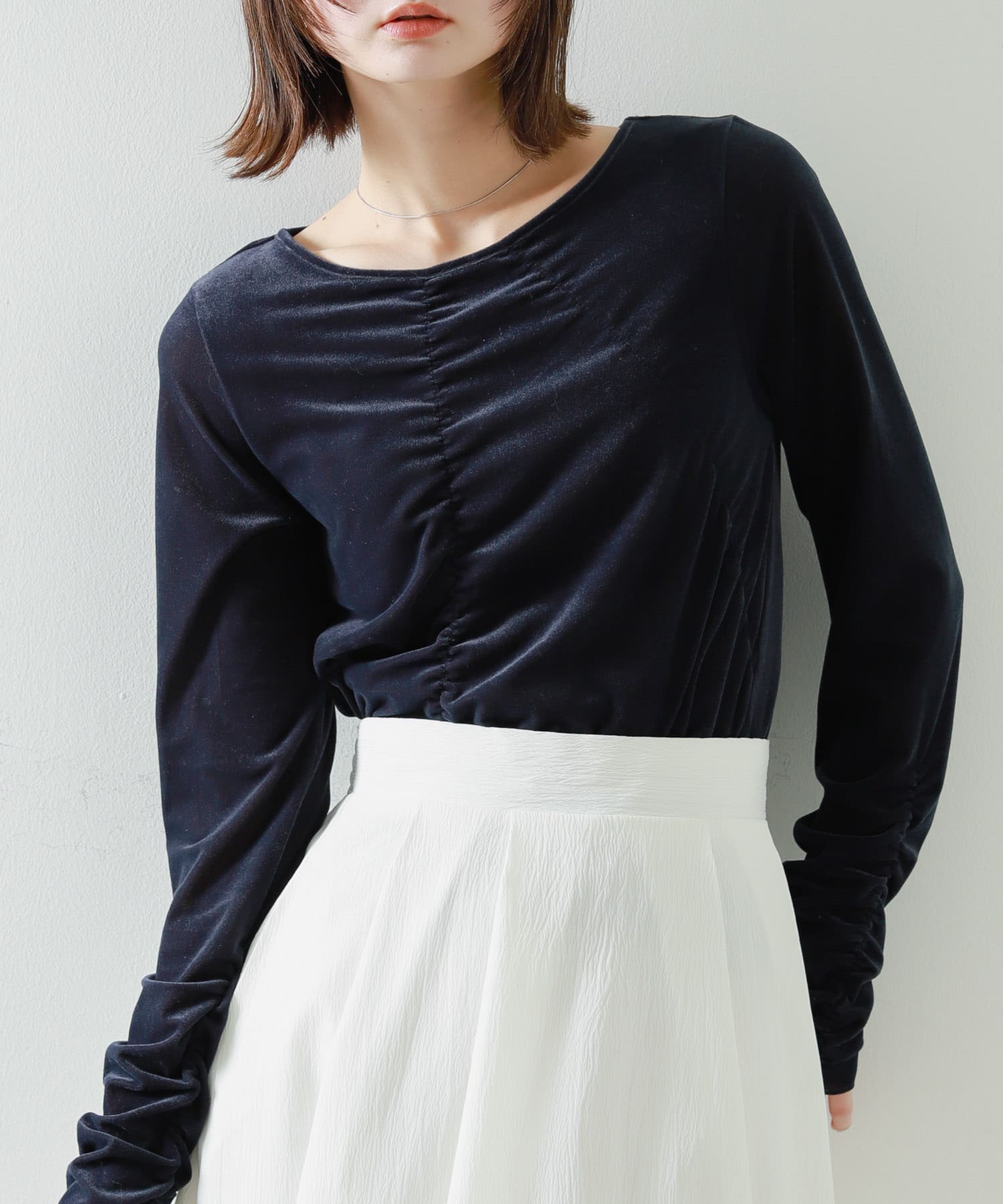 シアーベロアTシャツ