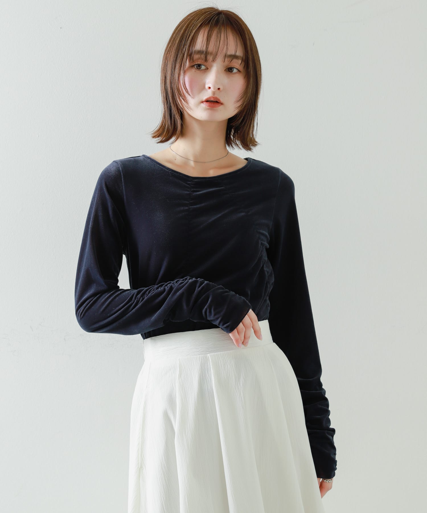 身長：169cm サイズ：one