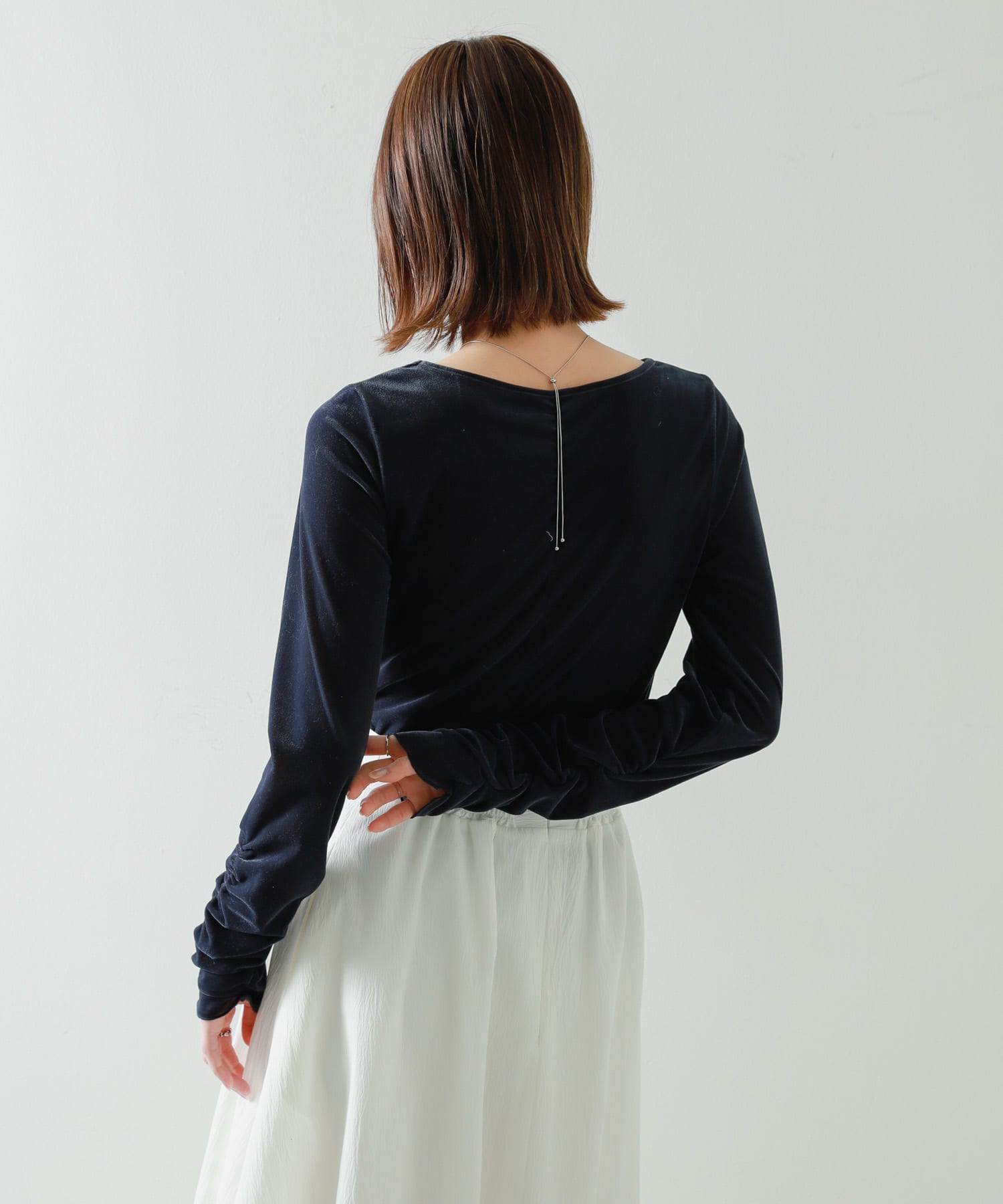 身長：169cm サイズ：one