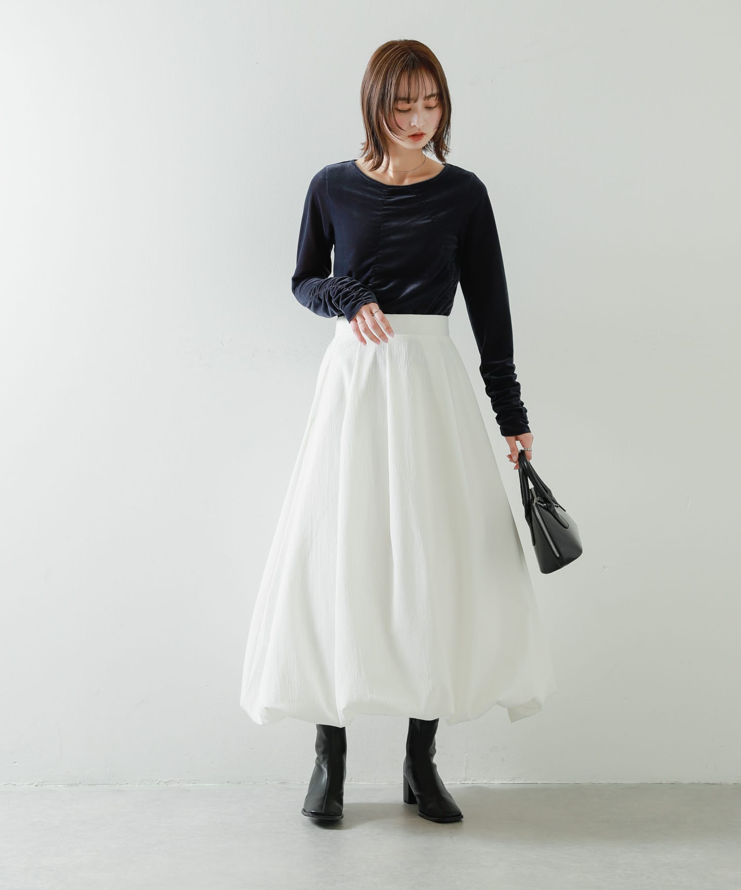 身長：169cm サイズ：one