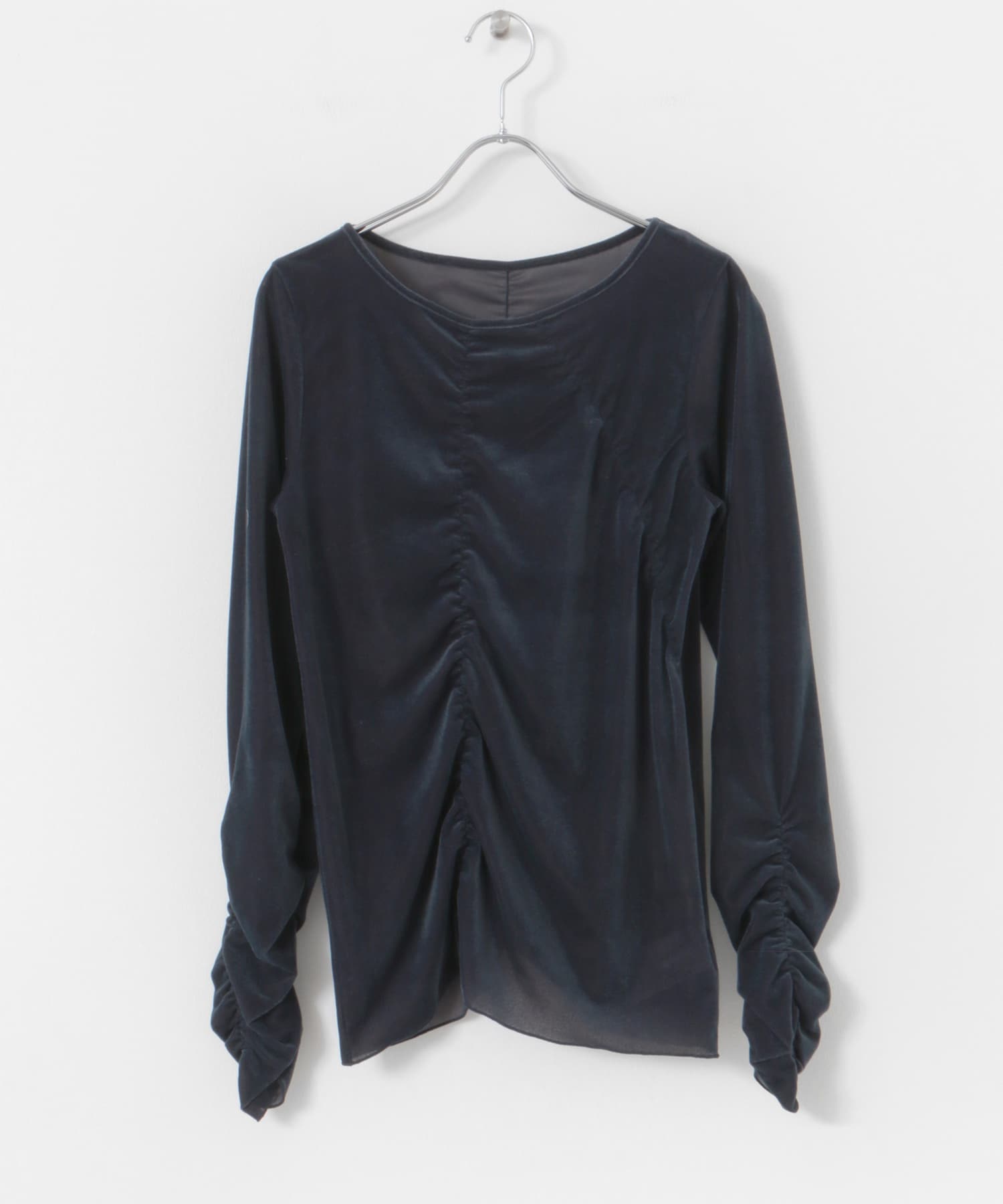 シアーベロアTシャツ NAVY one