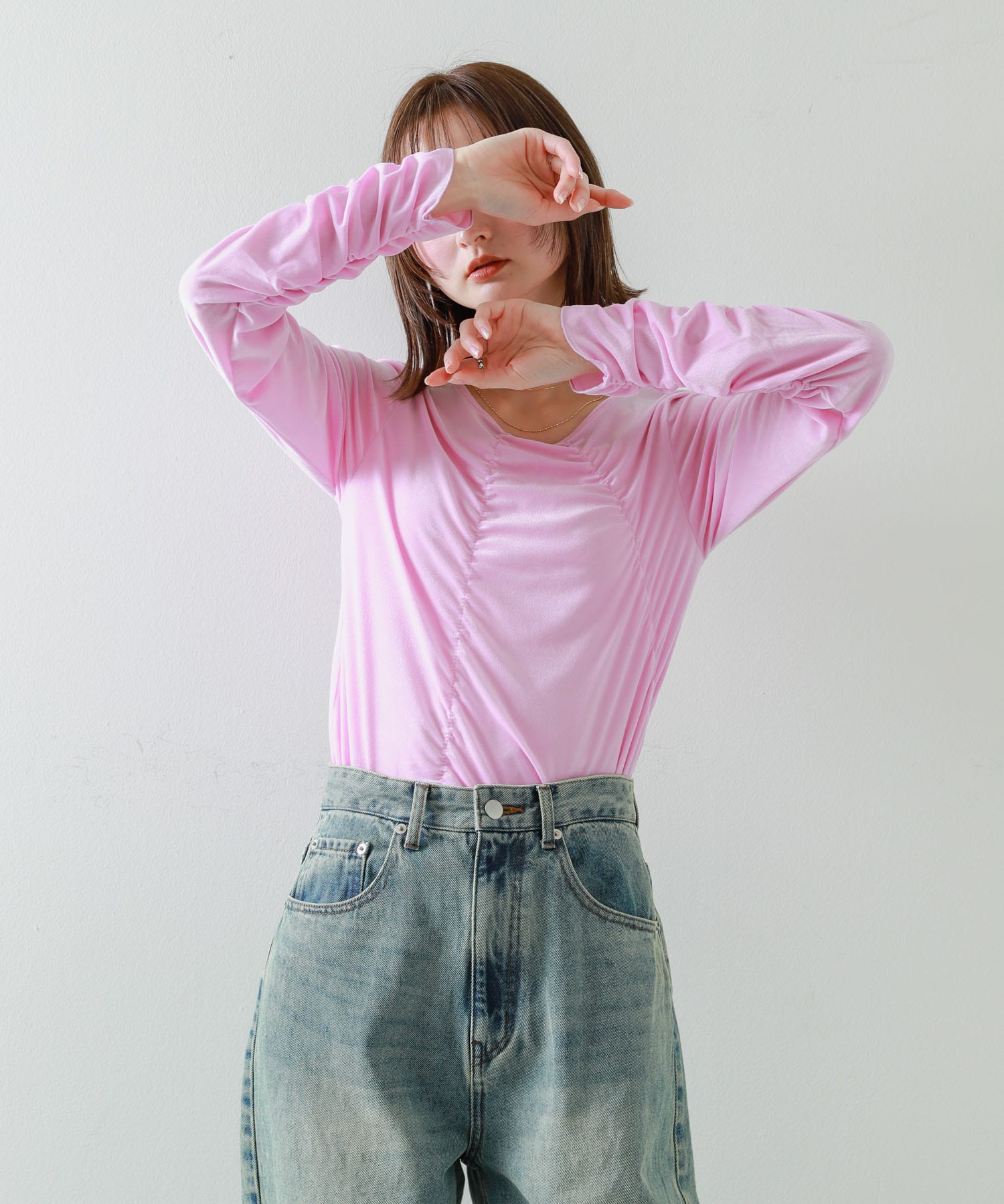 身長：169cm サイズ：one