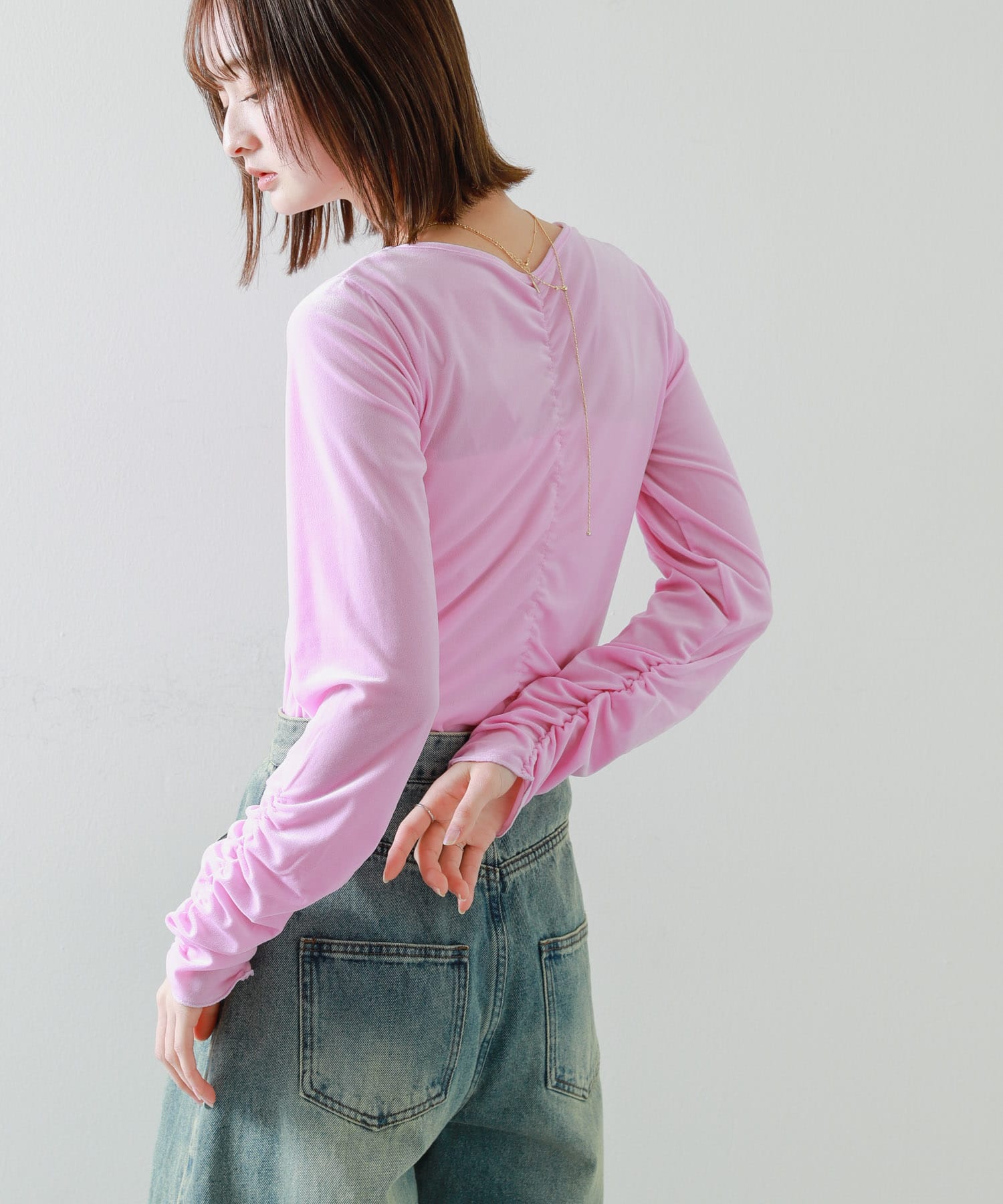 身長：169cm サイズ：one