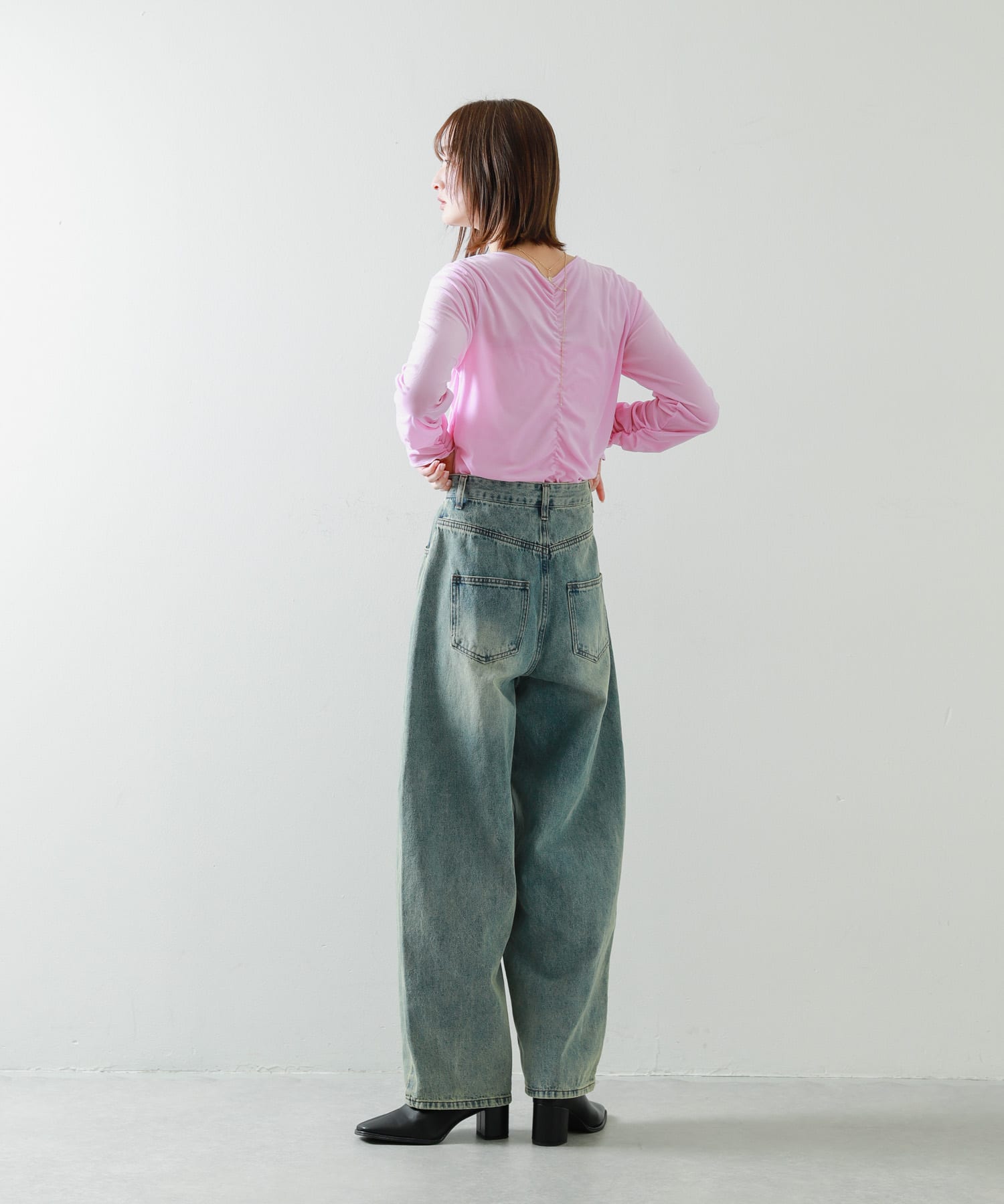 身長：169cm サイズ：one