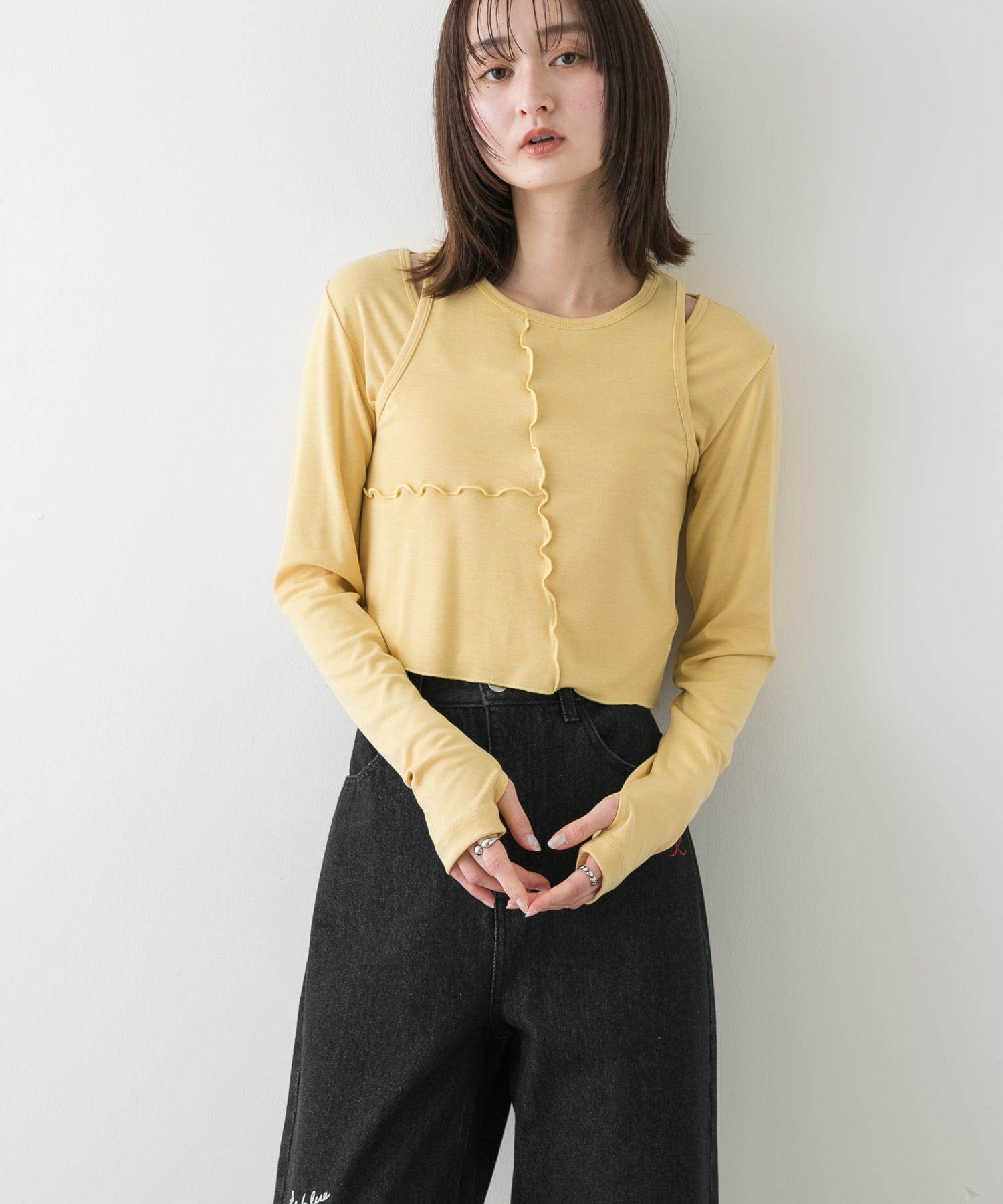 身長：169cm サイズ：one